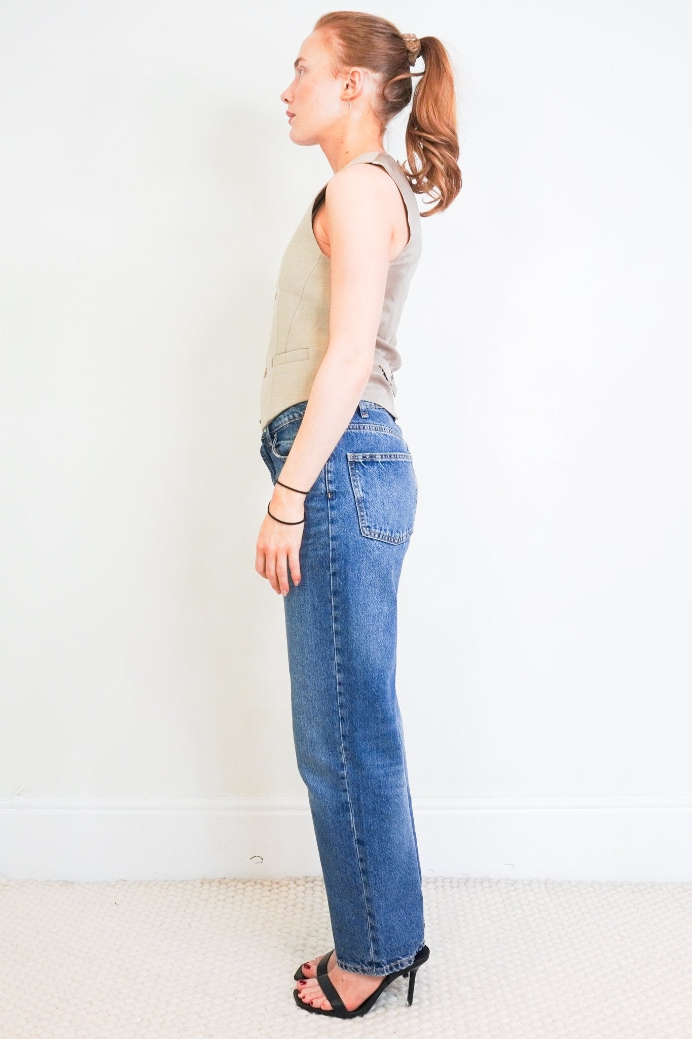 NEW Frankie Shop Beige Waistcoat RRP £205 | Authentic Preloved - Reloved Again