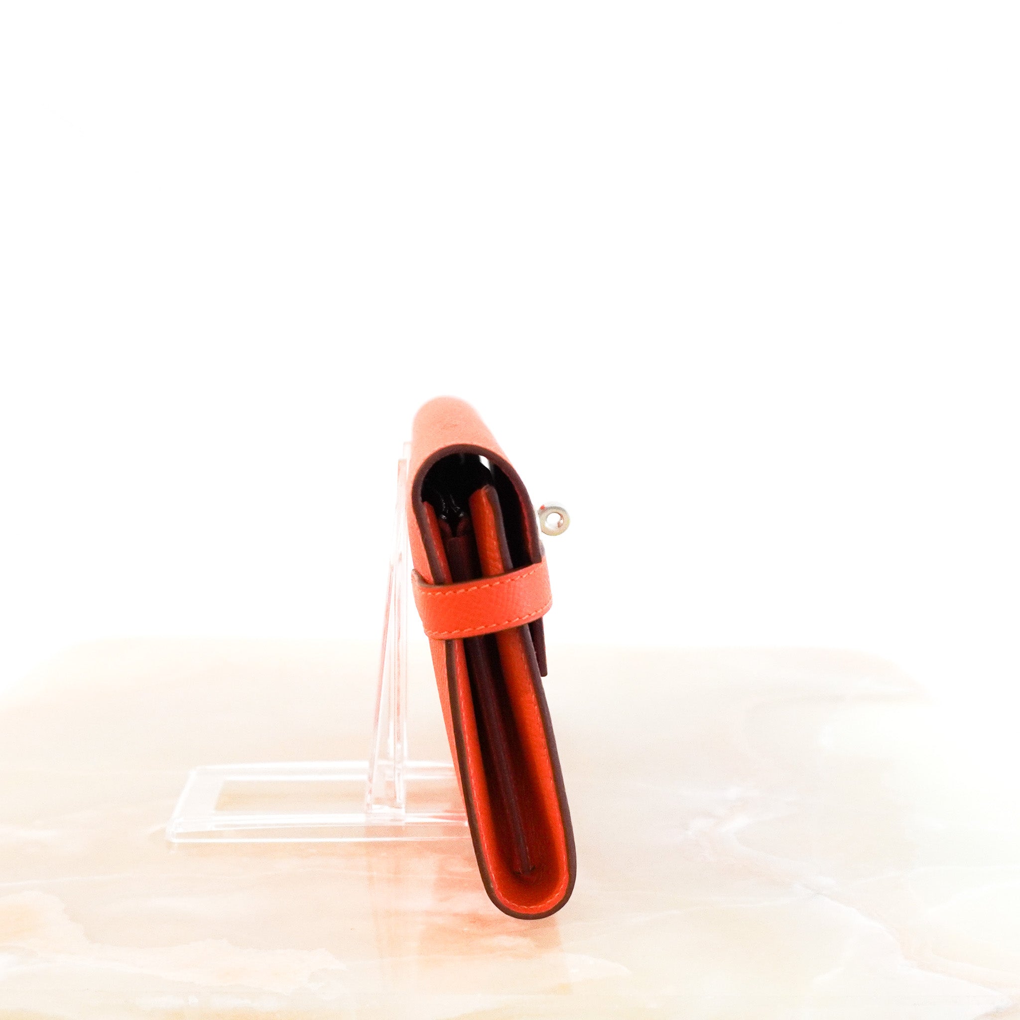 NEW Hermès Kelly Wallet in Orange RRP £2100 | Authentic Preloved - Reloved Again