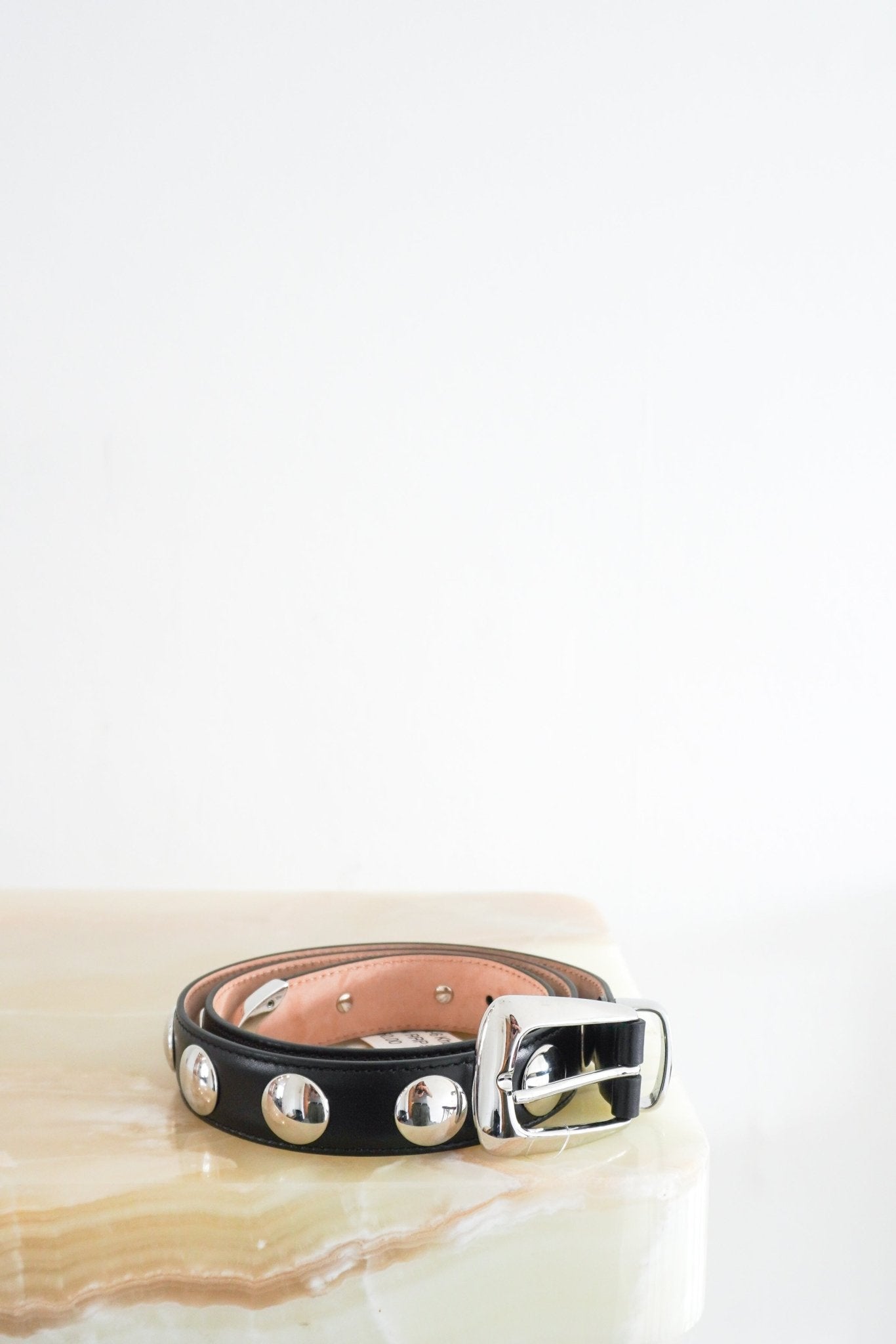 NEW Khaite Benny Black Leather Belt RRP £520 | Authentic Preloved FINAL SALE - Reloved Again