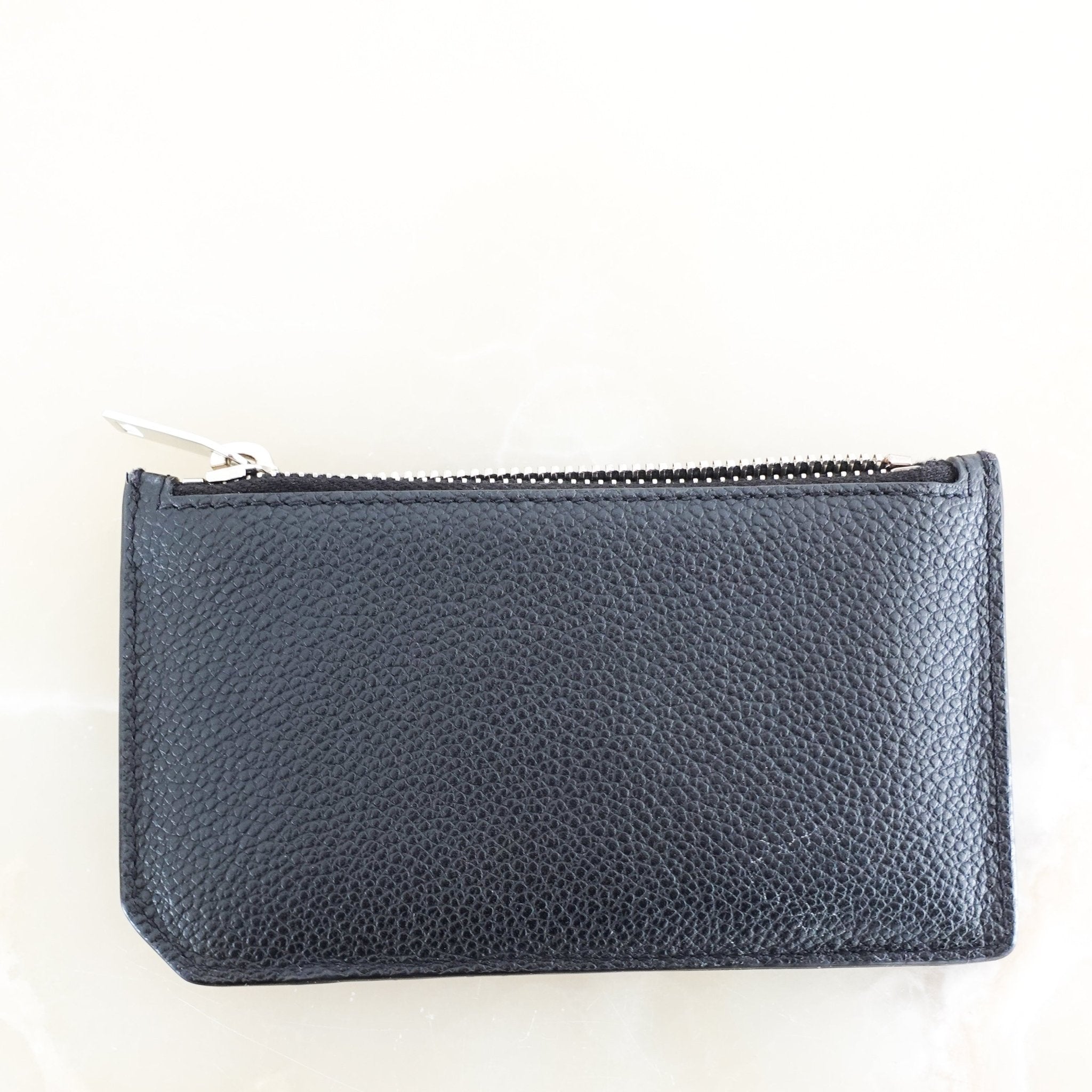 NEW Saint Laurent Paris Black Nero Card Holder RRP £265 | Authentic Preloved - Reloved Again