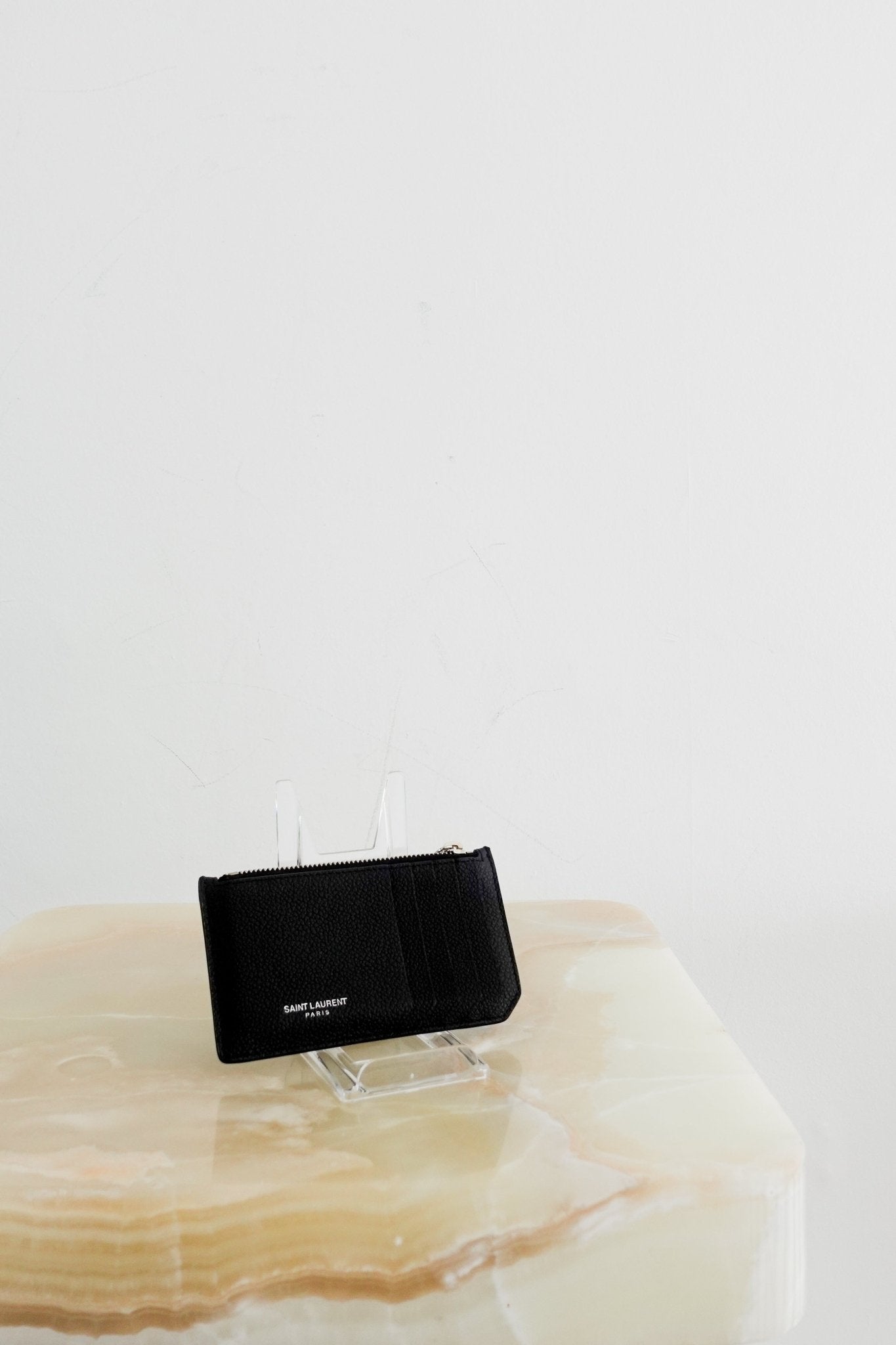 NEW Saint Laurent Paris Black Nero Card Holder RRP £265 | Authentic Preloved - Reloved Again
