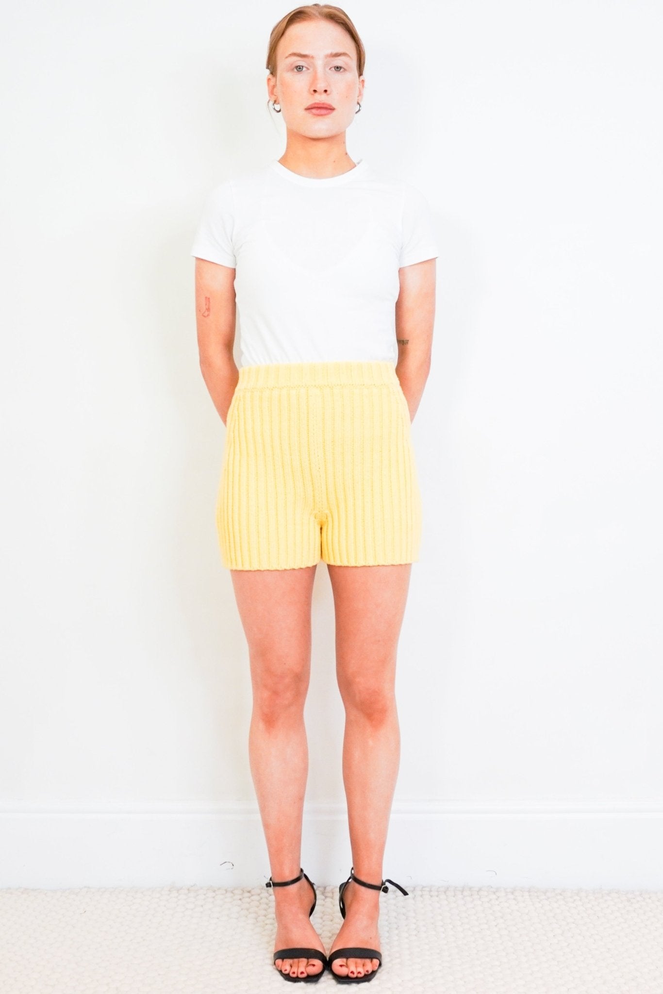 NEW The Knotty Ones Yellow Shorts RRP £253 | Authentic Preloved - Reloved Again