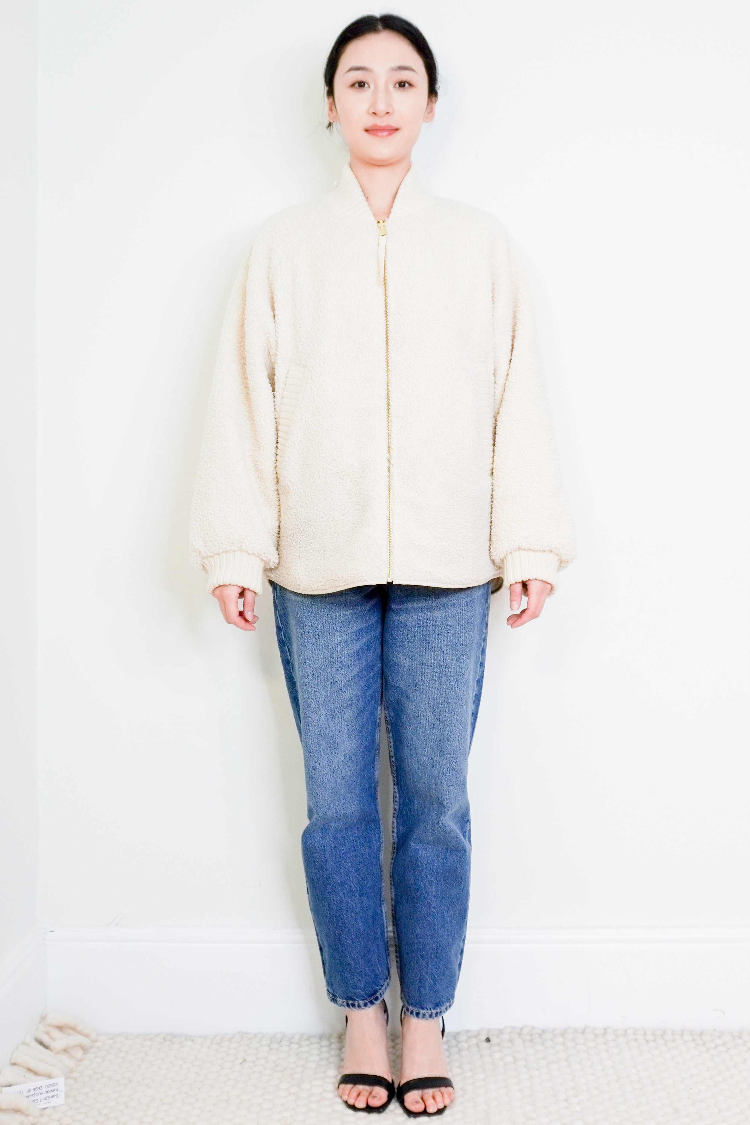 NEW-Varley-Cream-Serina-Reversible-Quilt-Jacket-front-picture-Chelsea-London-2