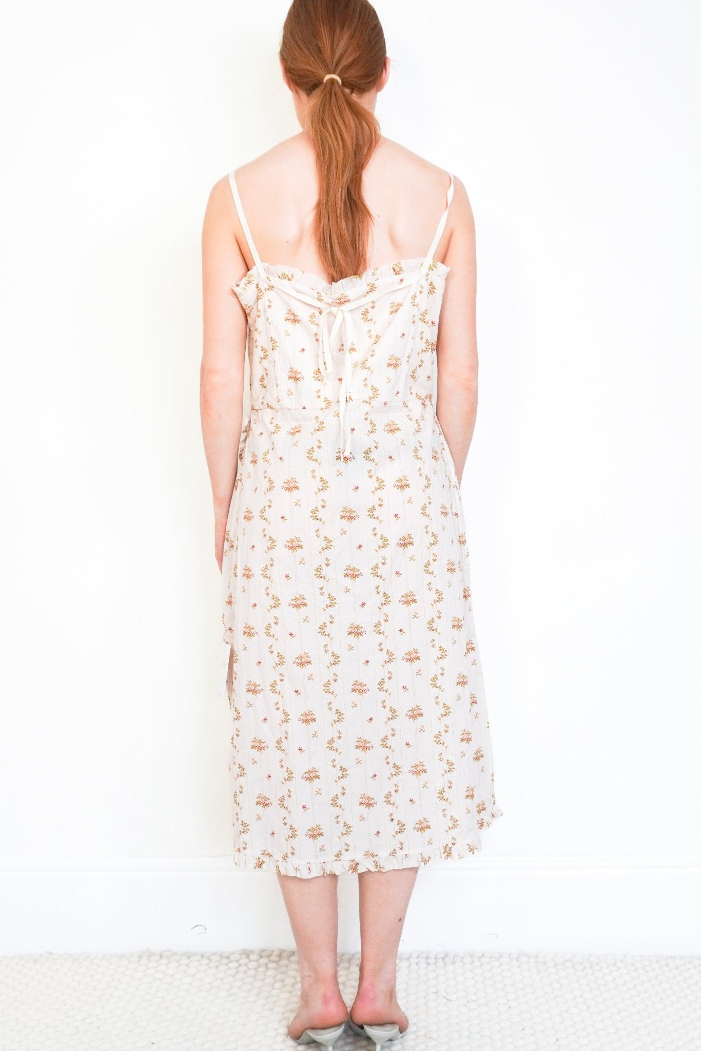 NEW Brock Collection Cream Floral Maxi Dress (RRP £1000) | Authentic & Preloved - Reloved Again