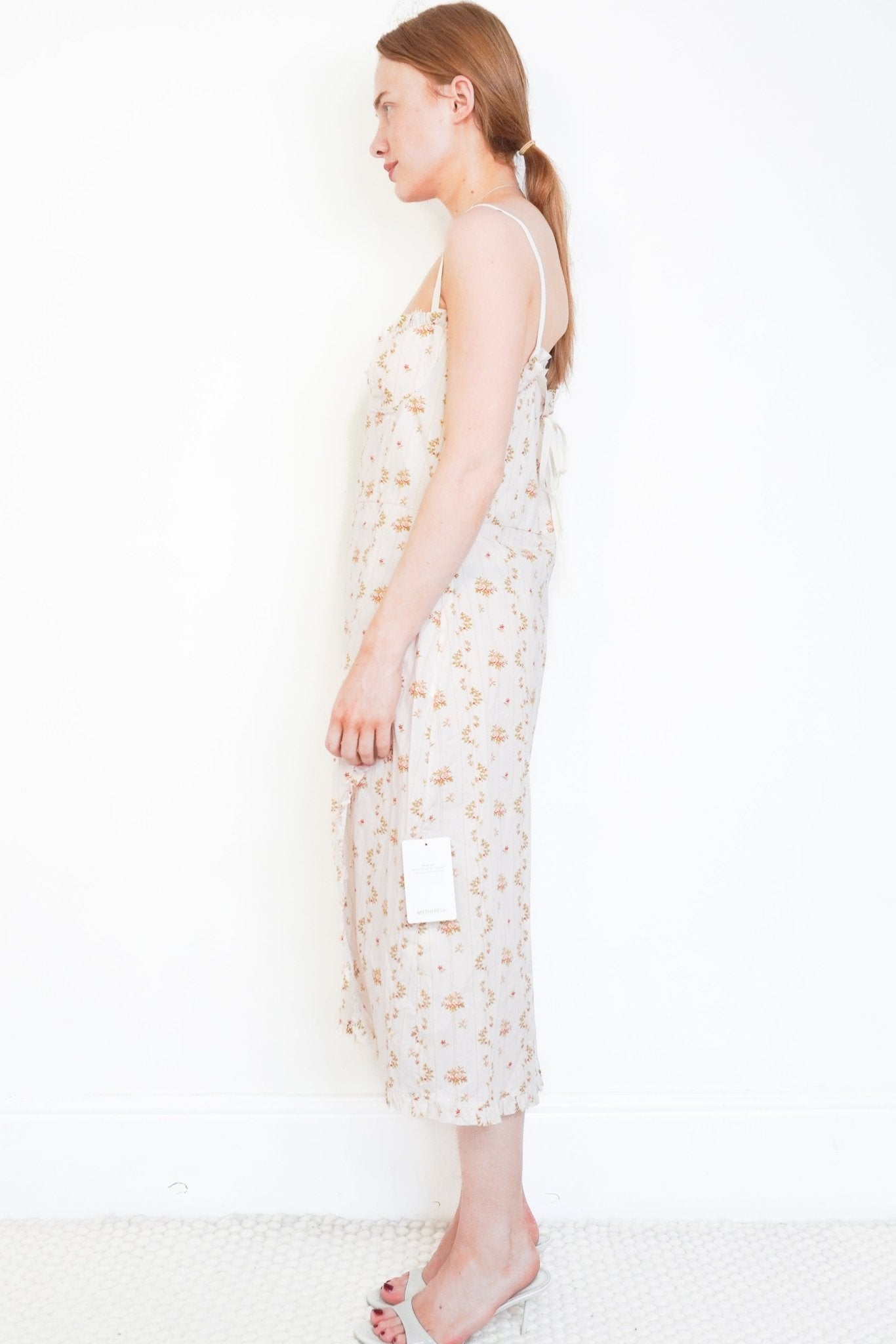 NEW Brock Collection Cream Floral Maxi Dress (RRP £1000) | Authentic & Preloved - Reloved Again
