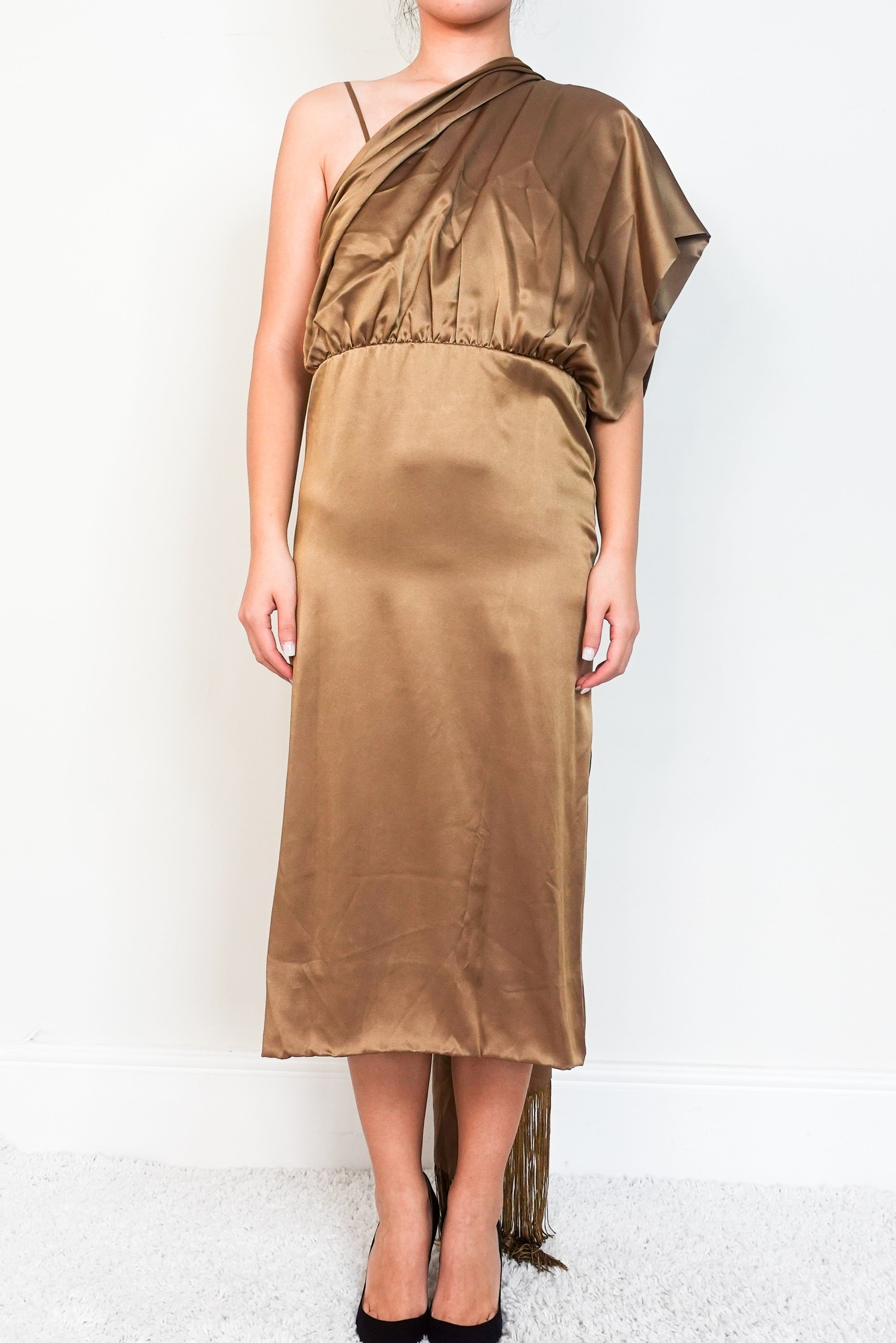 NEW Dodo Bar Or Elle Silk Tassle Dress RRP £740-no returns | Authentic Preloved