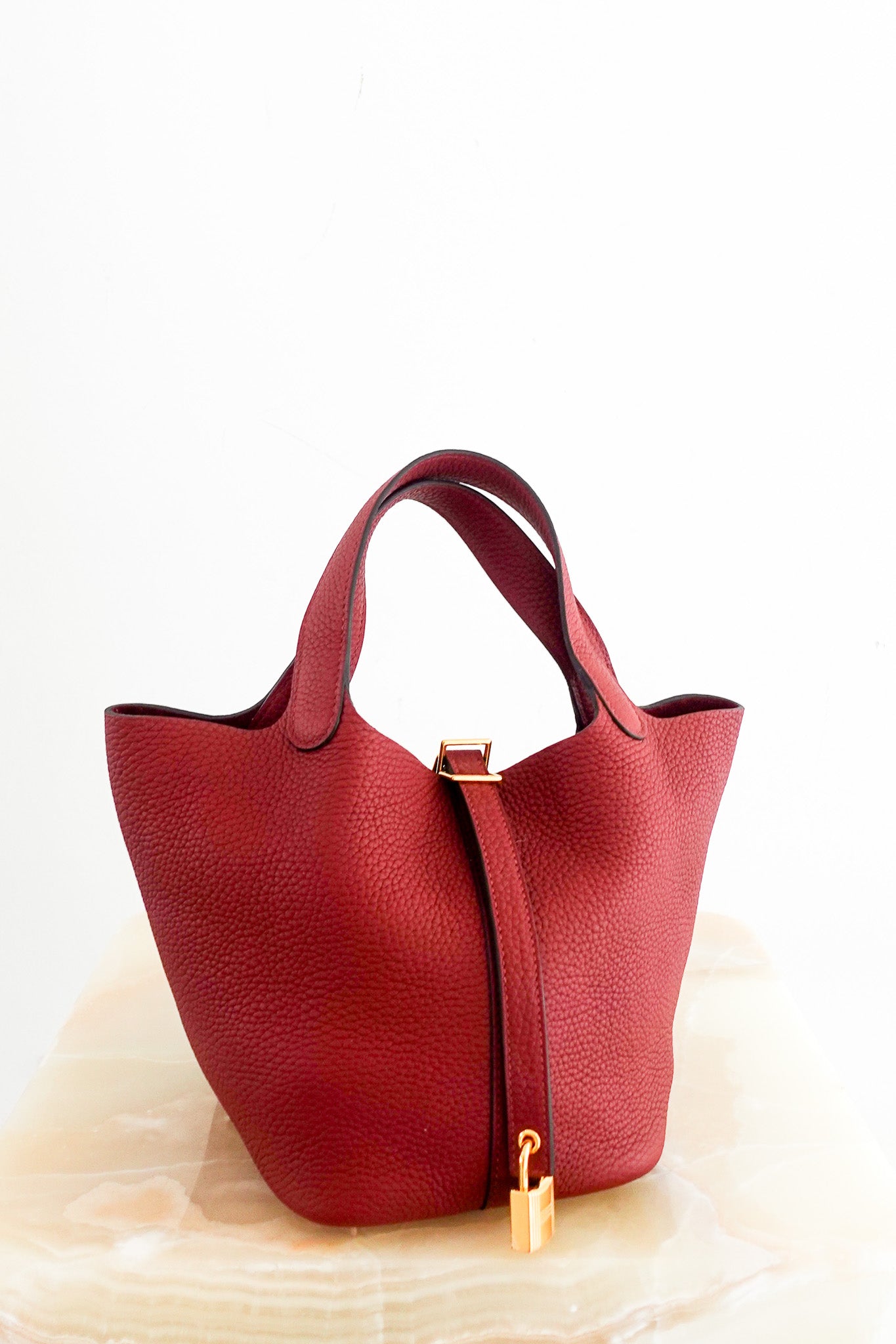 NEW Hermès Picotin Lock 18 Bag – Clemence Leather with Gold Hardwares | Authentic Preloved