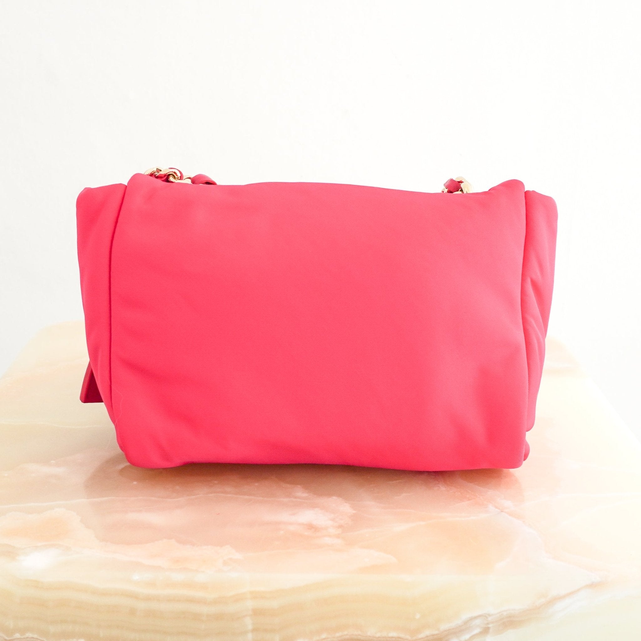 NEW Mulberry Pink Lily Top Handle Padded Nylon Shoulder Bag (RRP £1125) | Authentic Preloved - Reloved Again