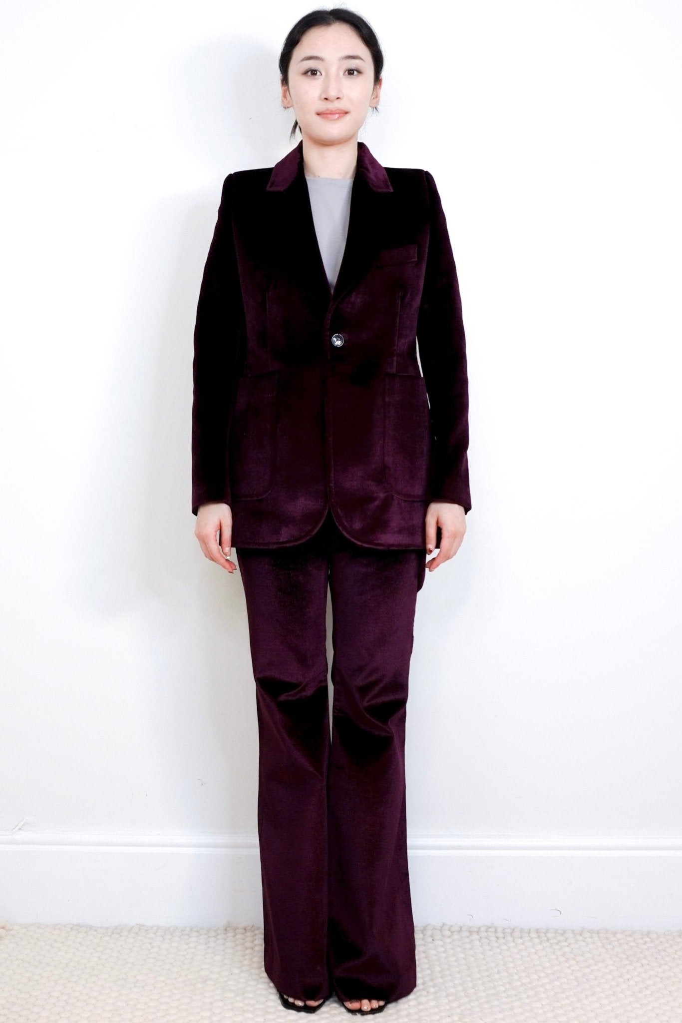 NEW Vetement Burgundy Velvet Suit RRP £2.5K | Authentic Preloved - Reloved Again