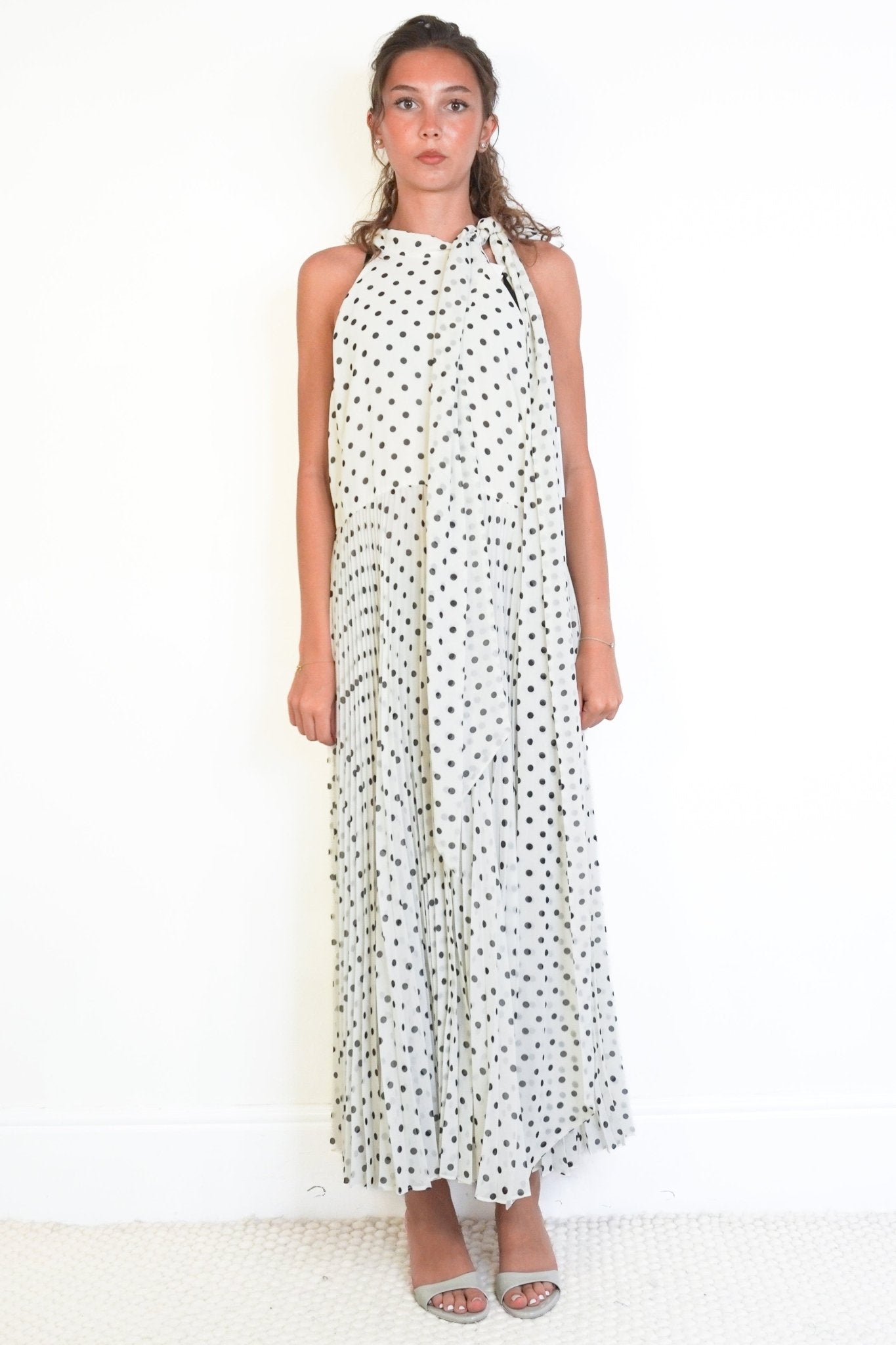 NEW Zimmermann Sunray Picnic Dress in Cream/Black Dot (RRP £700) | Authentic Preloved - Reloved Again