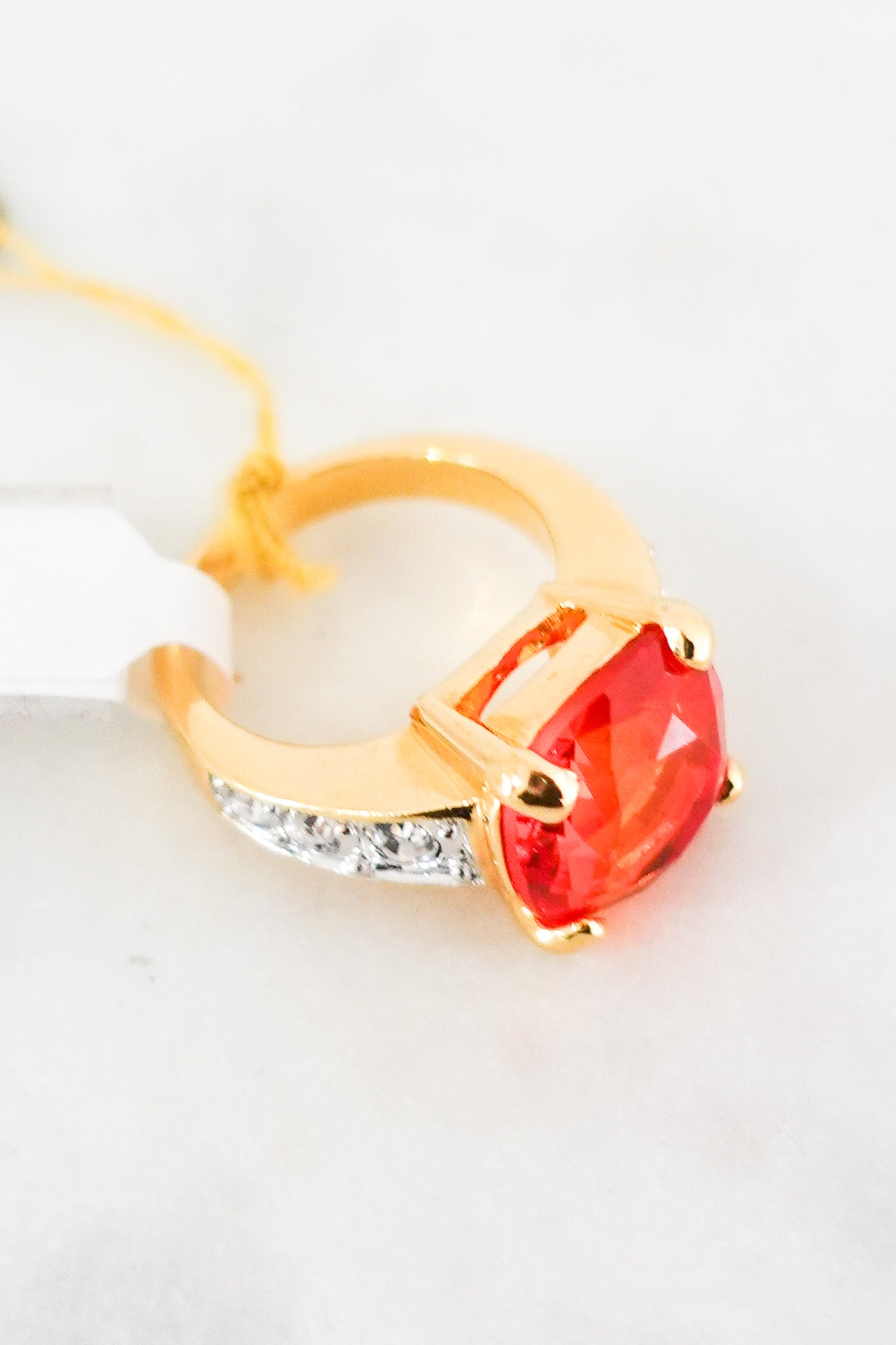 NEW vintage Orange gold costume ring-no returns | Authentic Preloved