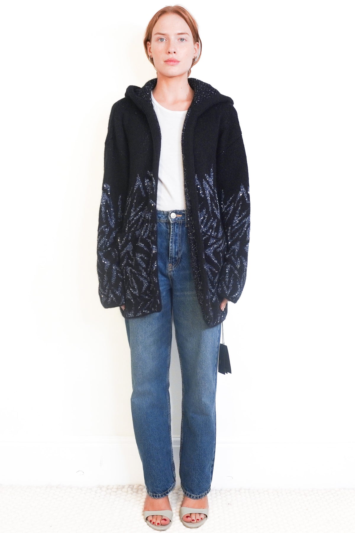 NWT Saint Laurent Knitted Sequin Jacket (RRP £1500) | Authentic Preloved - Reloved Again