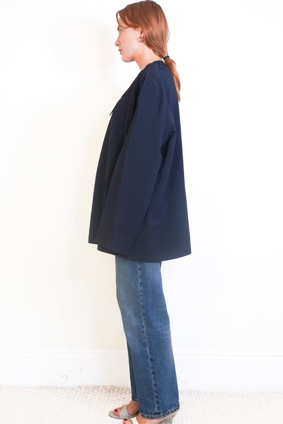 NWT The Row Navy Top Side