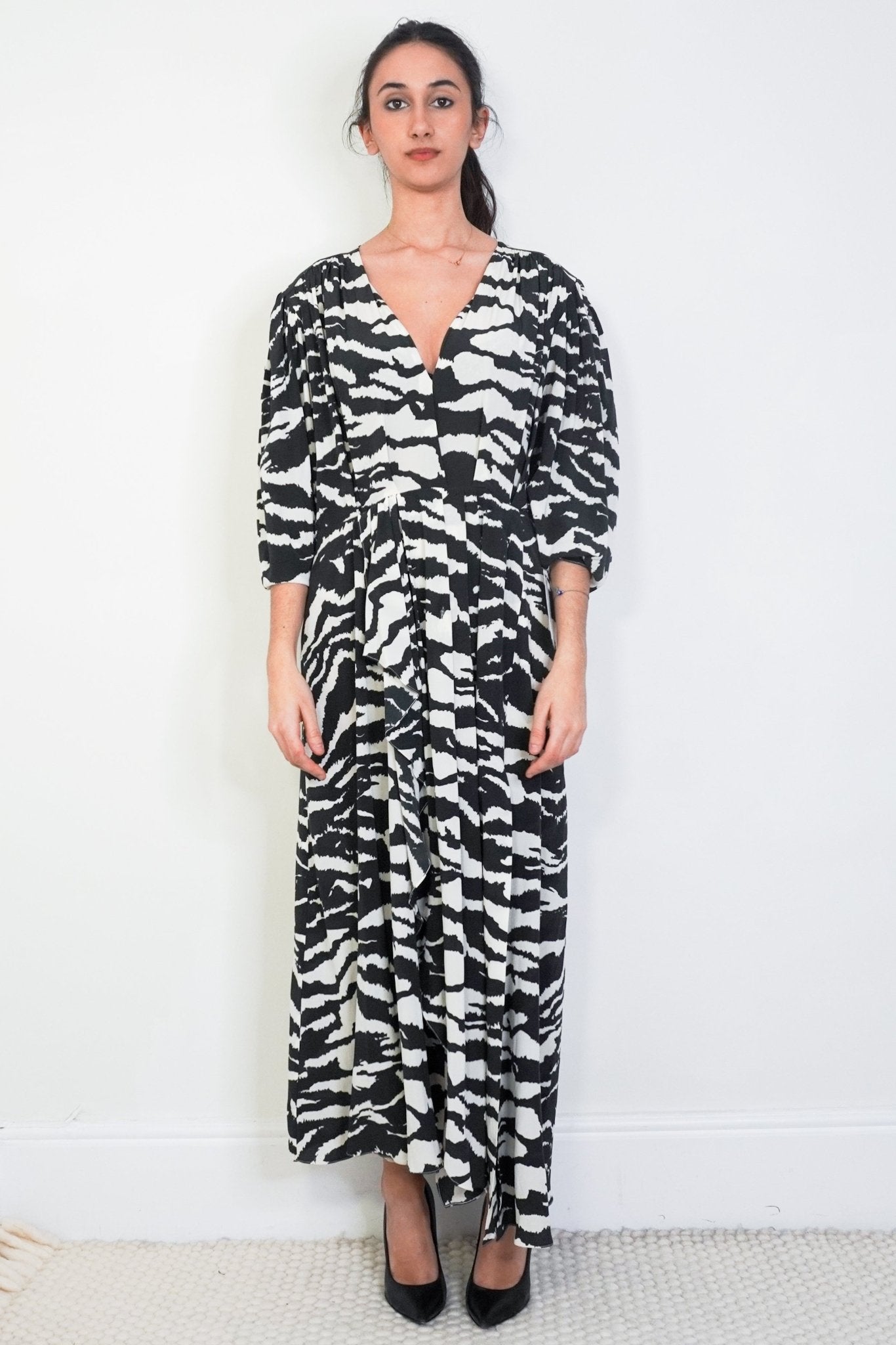NEW Isabel Marant Blaine Zebra Print Dress RRP £800 | Authentic Preloved - Reloved Again