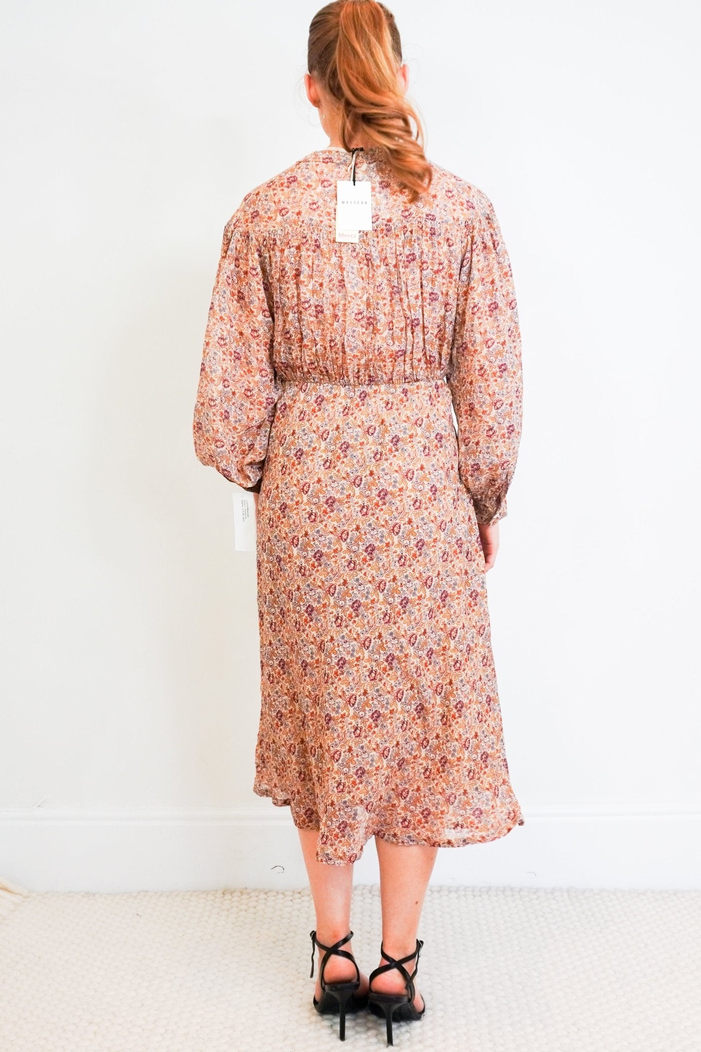 NEW Masscob Floral Midi Dress RRP £510 | Authentic Preloved - Reloved Again