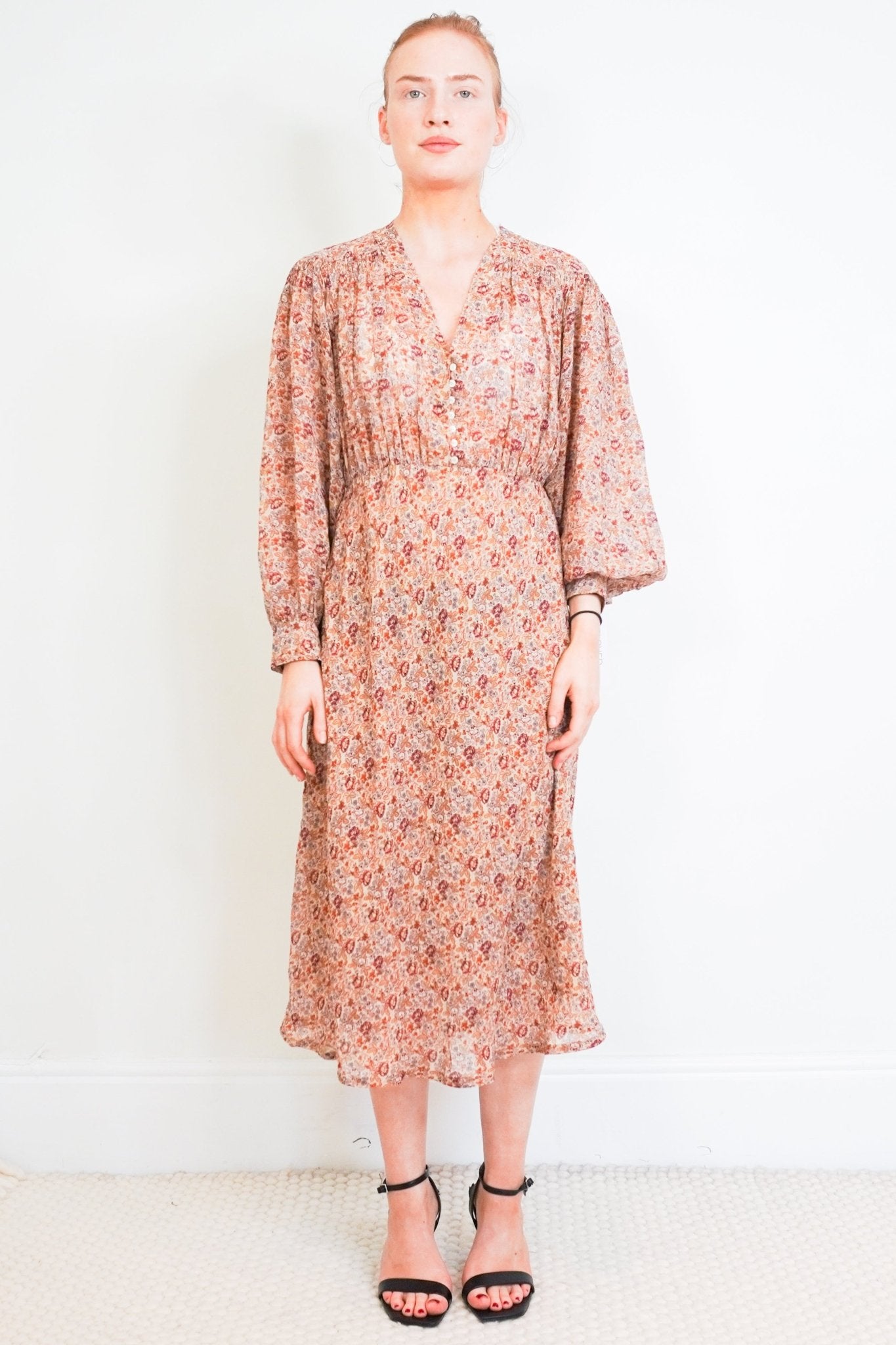 NEW Masscob Floral Midi Dress RRP £510 | Authentic Preloved - Reloved Again