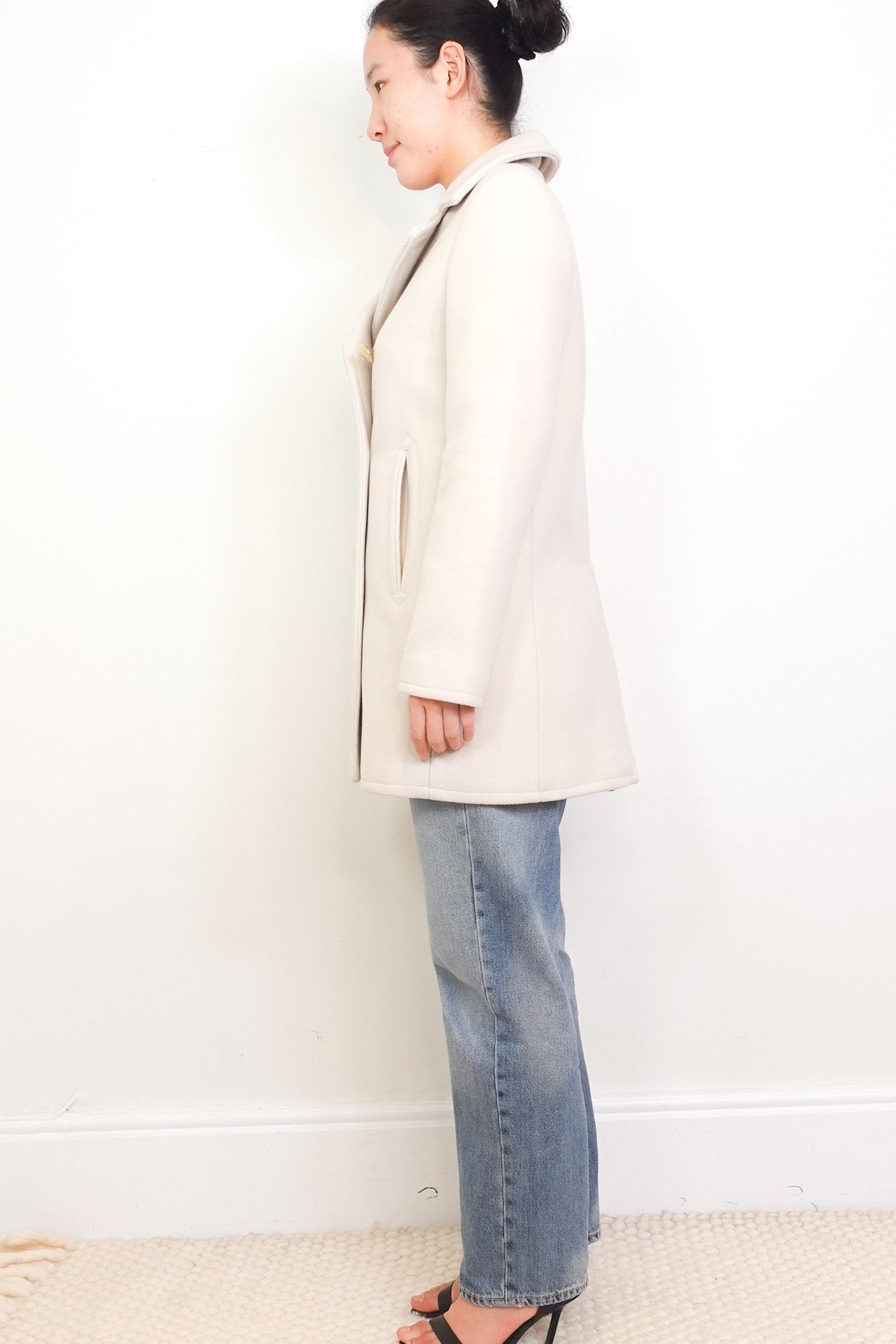 Nili-Lotan-Beige-Double-Breasted-Coat-Authentic-Preloved-side-picture-chelsea-london