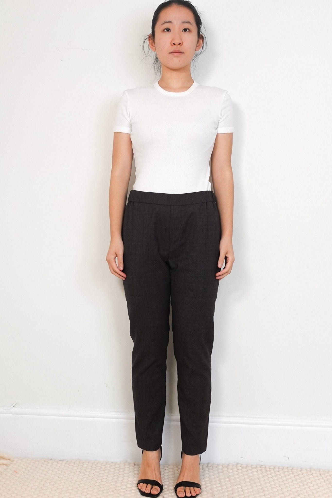 Nili Lotan Brown Corette Checkered Trousers RRP £395 | Authentic Preloved - Reloved Again