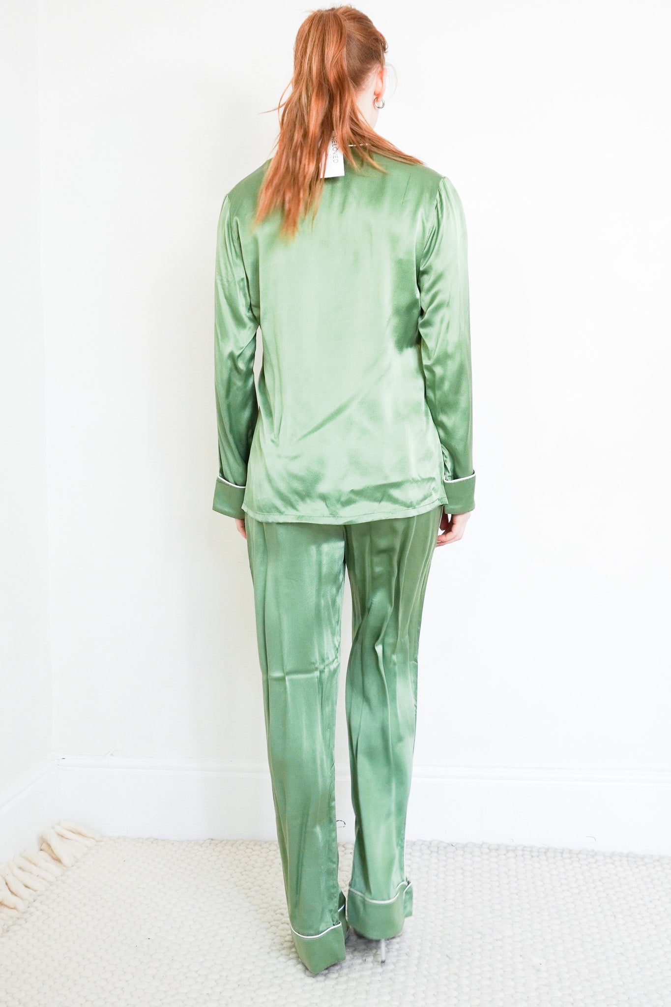 Olivia von Halle Silk Pajama Set RRP 640 | Authentic Preloved - Reloved Again