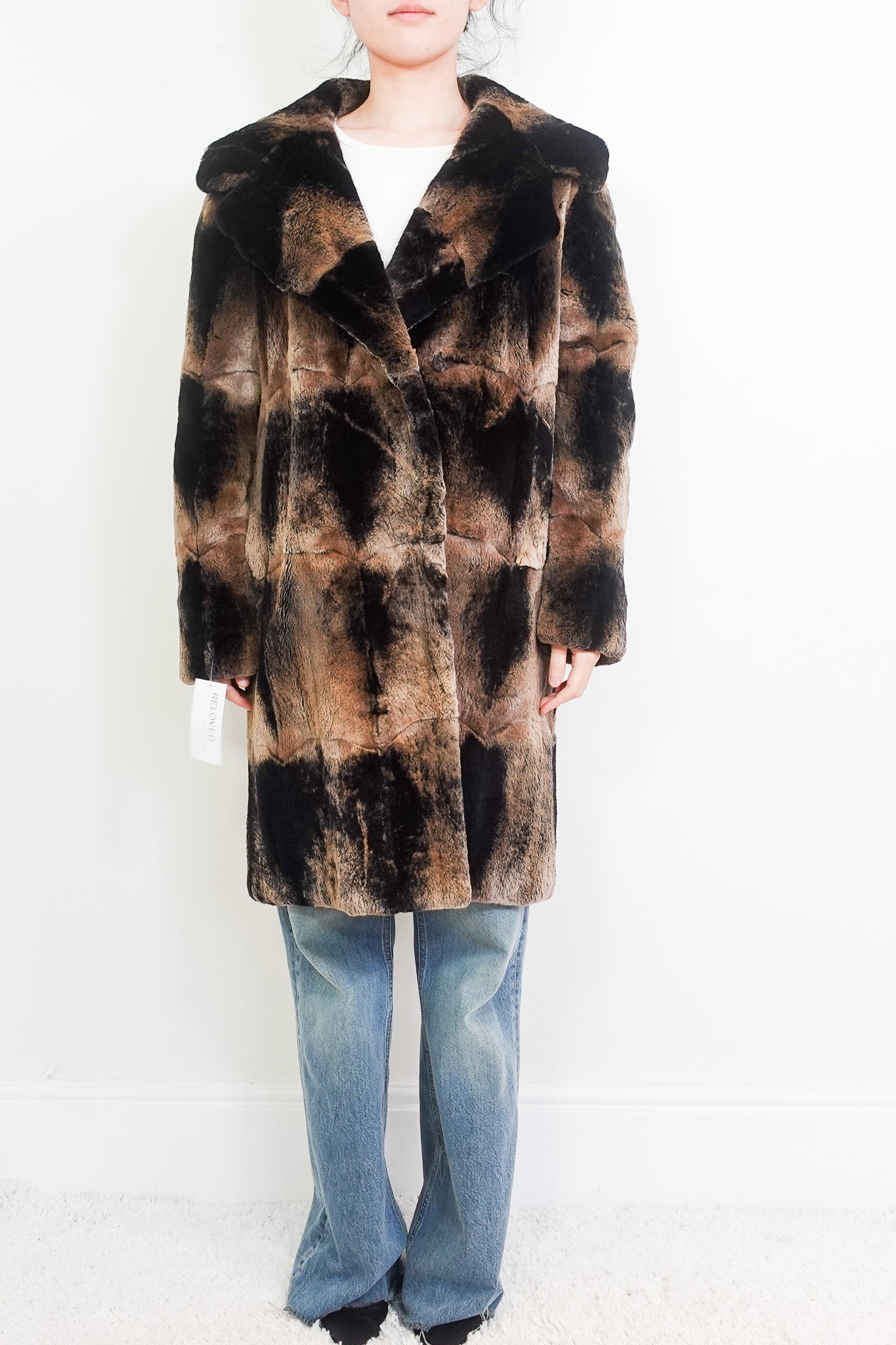 Oscar de la Renta Vintage Muskrat Coat | Authentic Preloved
