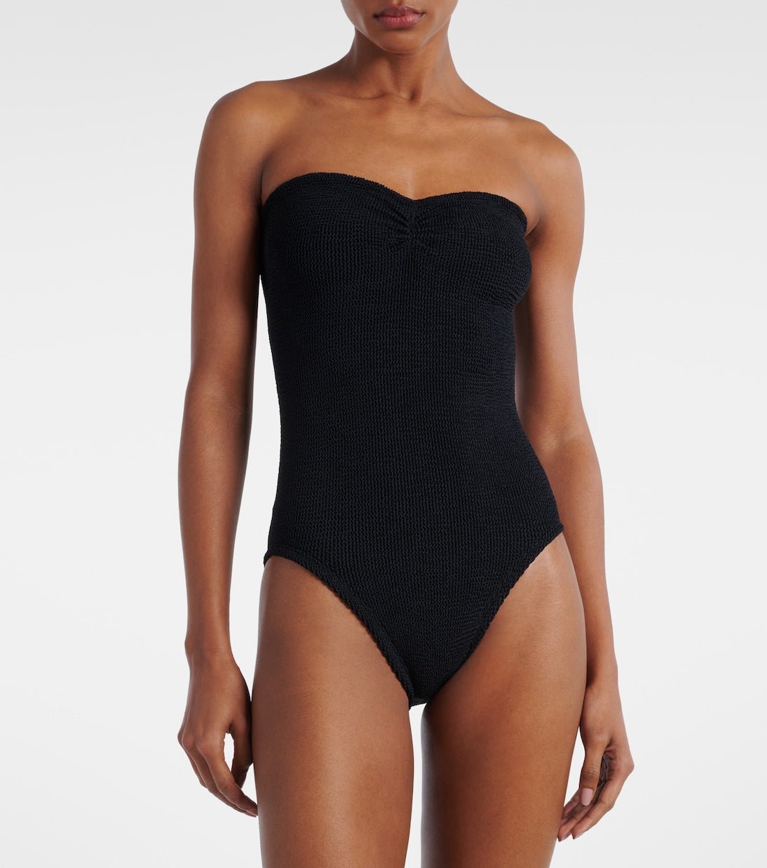 Hunza G Black Brooke One Piece Swimsuit RRP £175 | Authentic Preloved FINAL SALE - Reloved Again