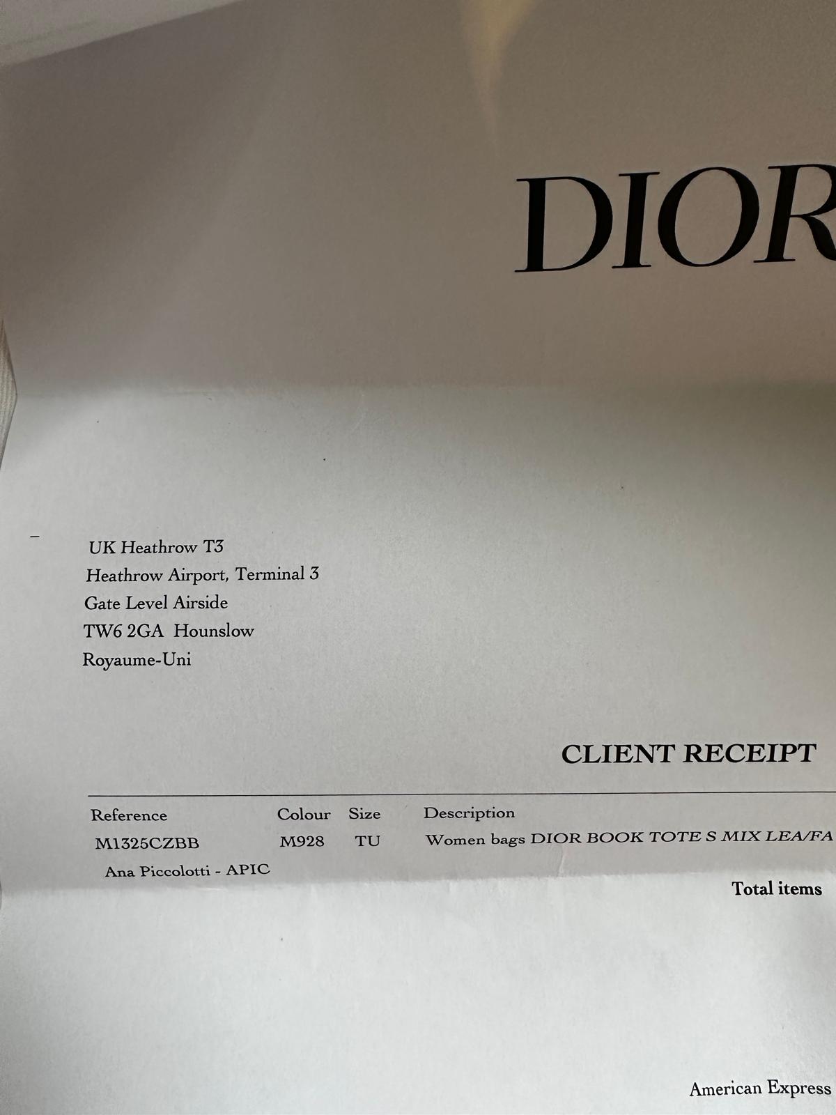 Dior Oblique Small Book Tote in Navy RRP £2400 | Authentic Preloved