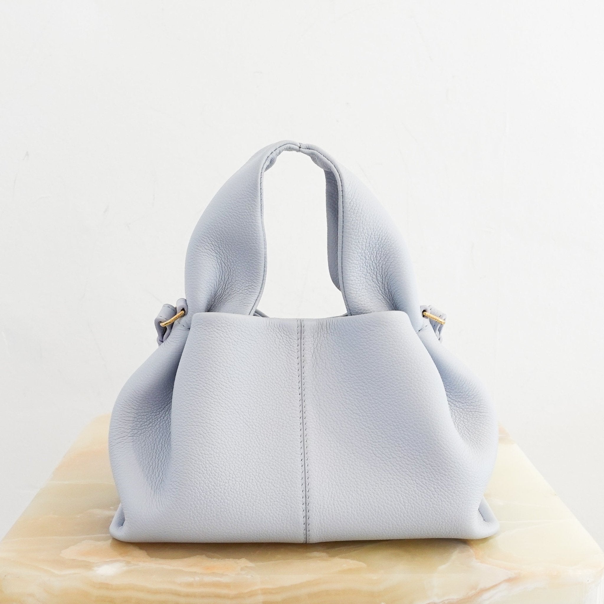 Polène Numéro Neuf Mini Pale Blue Crossbody Bag RRP £390 | Authentic Preloved - Reloved Again