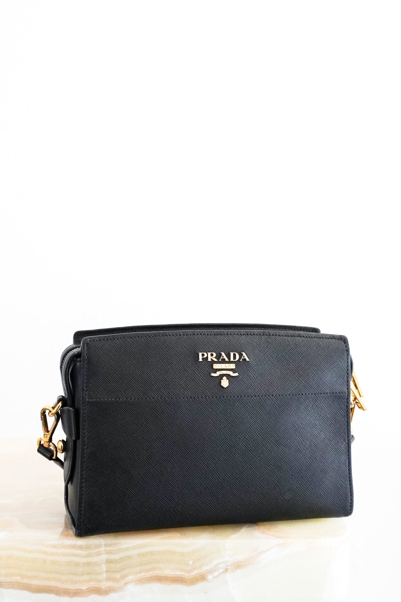 Prada Black Esplanade Crossbody Bag RRP £1000 | Authentic Preloved - Reloved Again