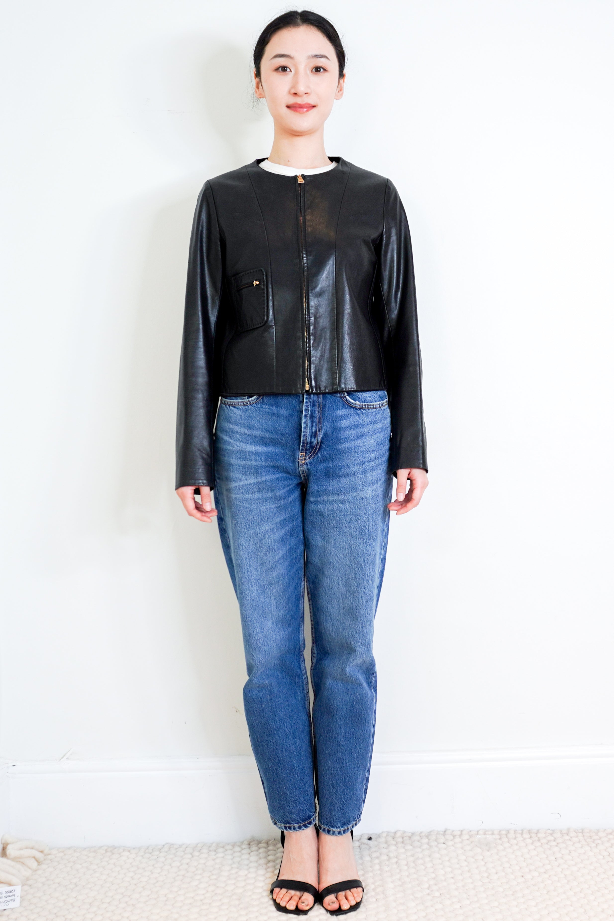 Prada-Black-Leather-Jacket-front-picture-Chelsea-London