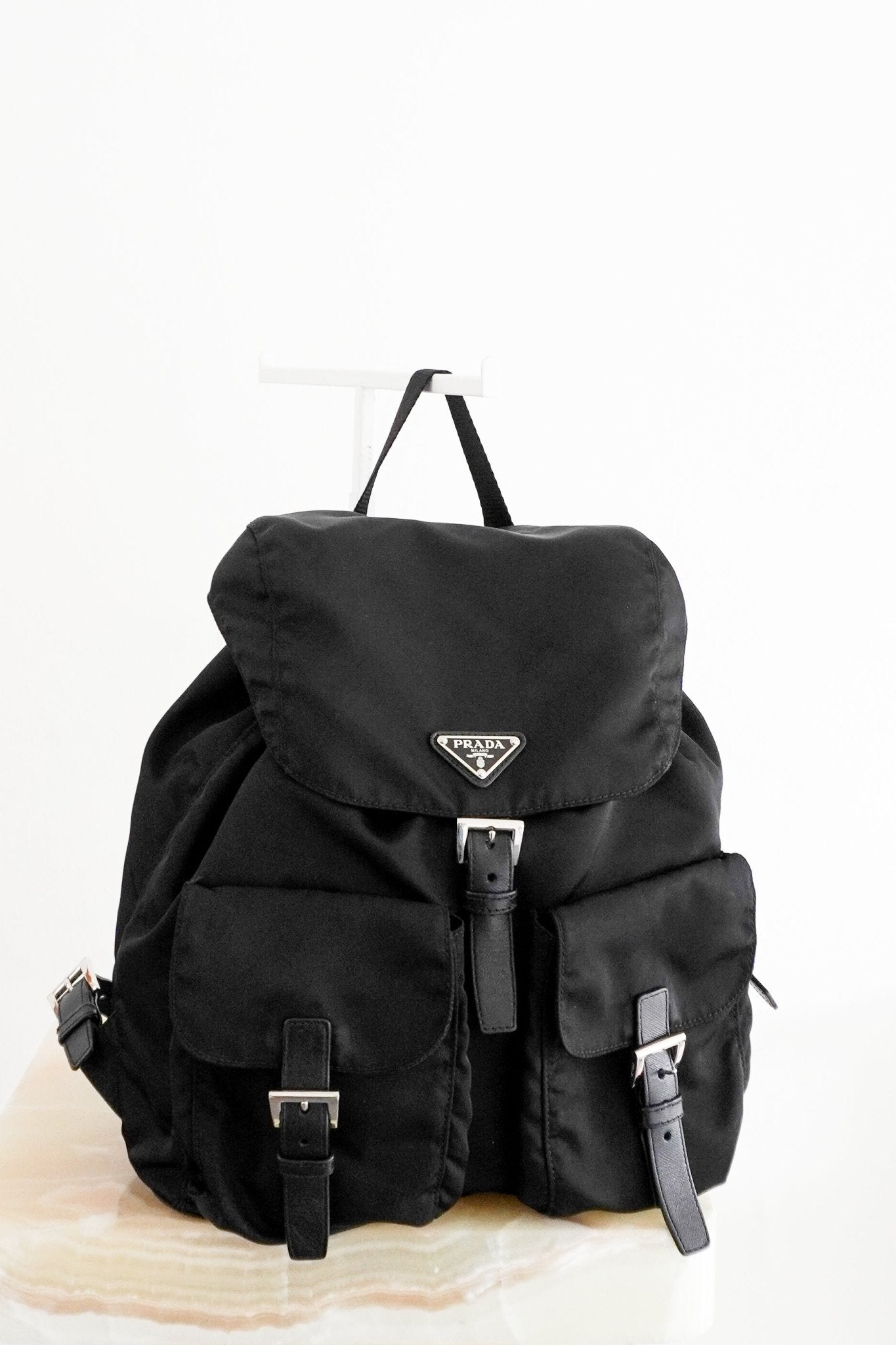 Prada Black Re Nylon Backpack (RRP £1980) | Authentic Preloved - Reloved Again