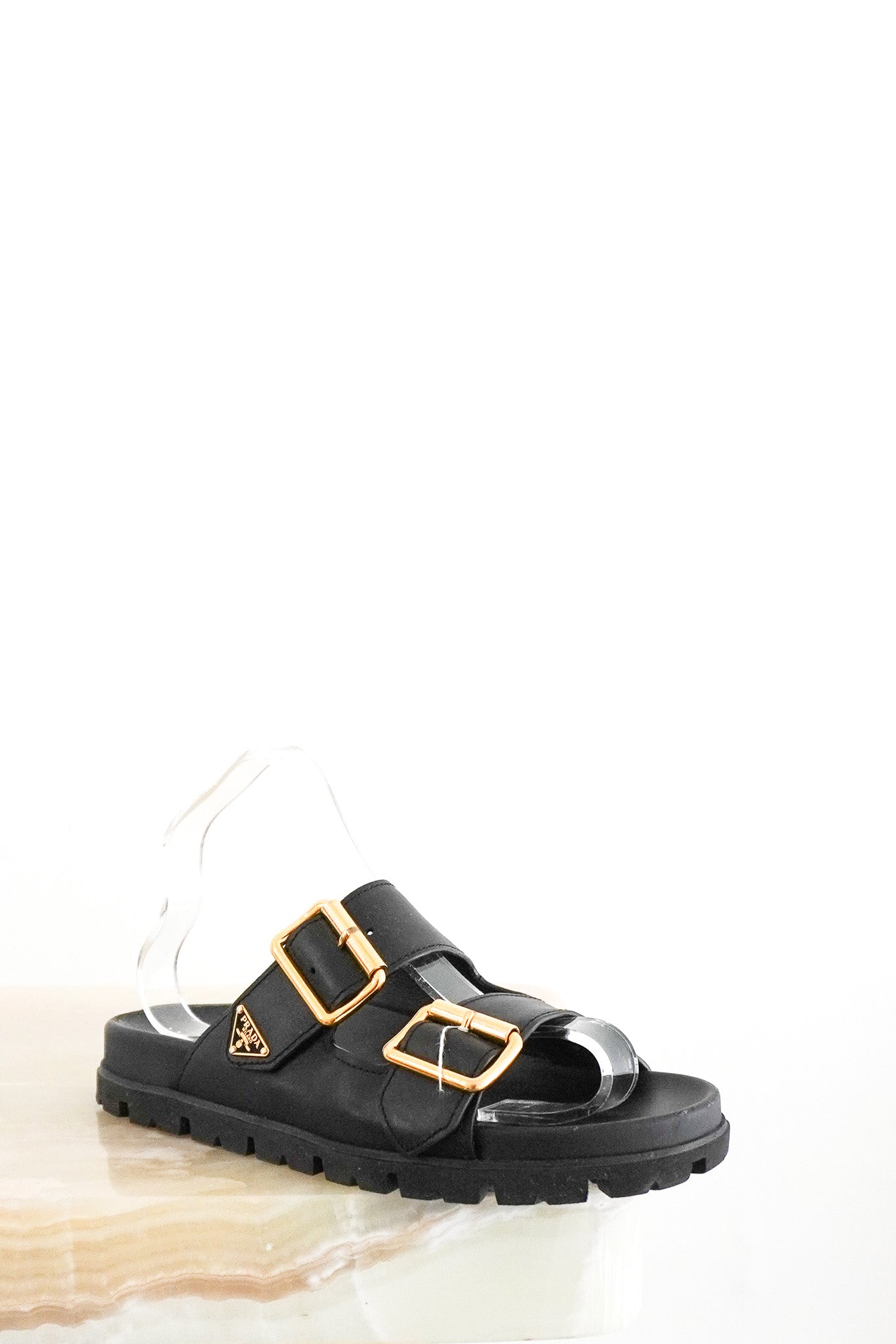 Prada Calzature Donna Sandals in Black RRP £850 | Authentic Preloved - Reloved Again