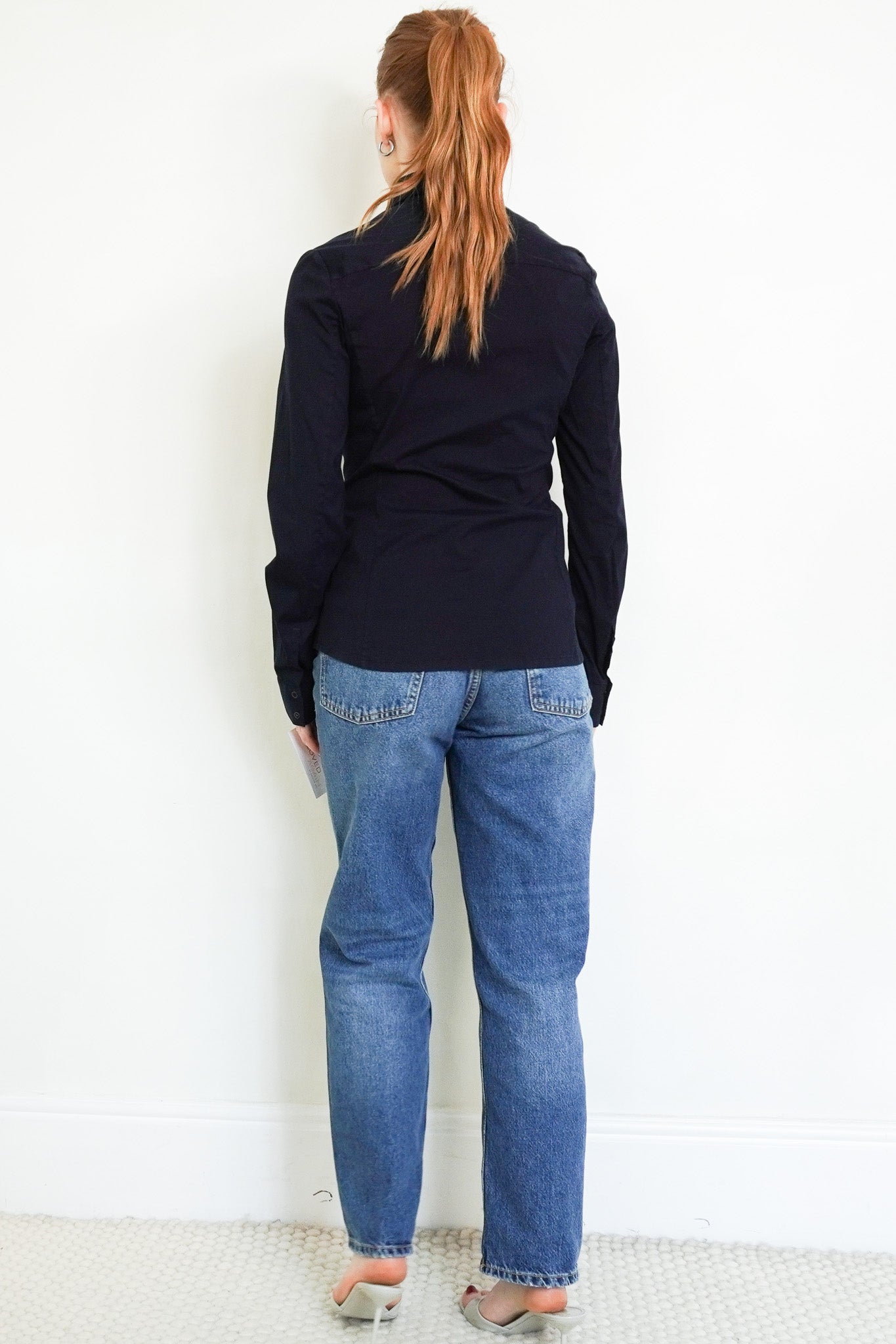 Prada-Navy-Button-Down-Shirt-Back-Picture