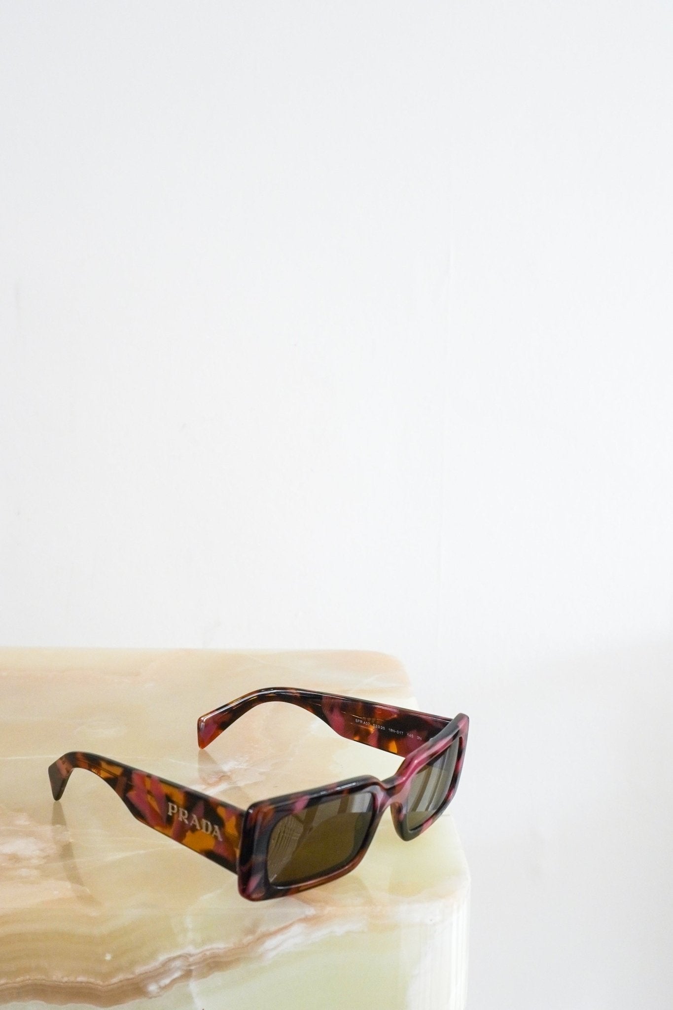 Prada Rectangular Tortoiseshell Sunglasses RRP £365 | Authentic Preloved FINAL SALE - Reloved Again