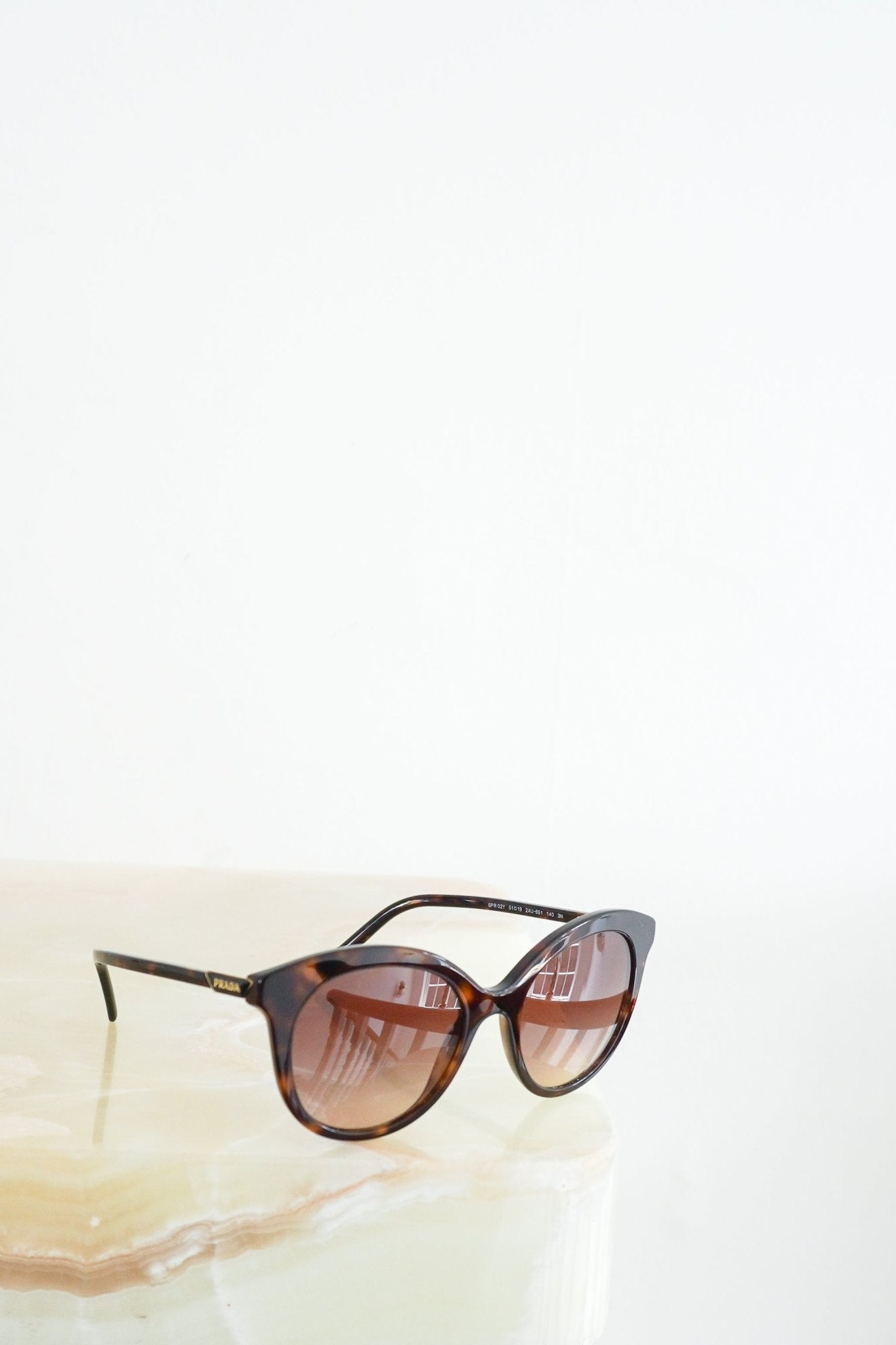 Prada Round Tortoiseshell Sunglasses RRP £365 | Authentic Preloved FINAL SALE - Reloved Again