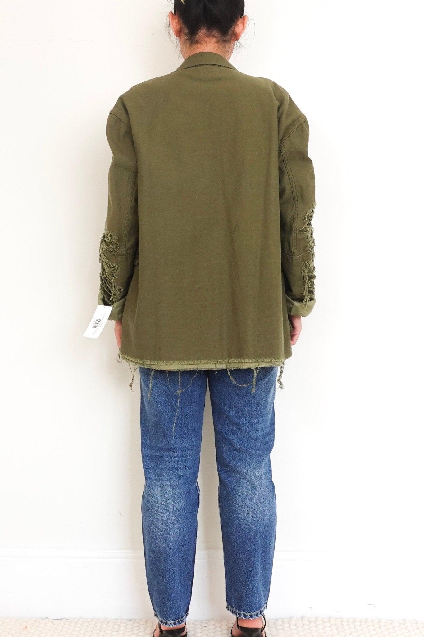 R13 Olive came cargo jacket new RRP £500 | Authentic Preloved - Reloved Again