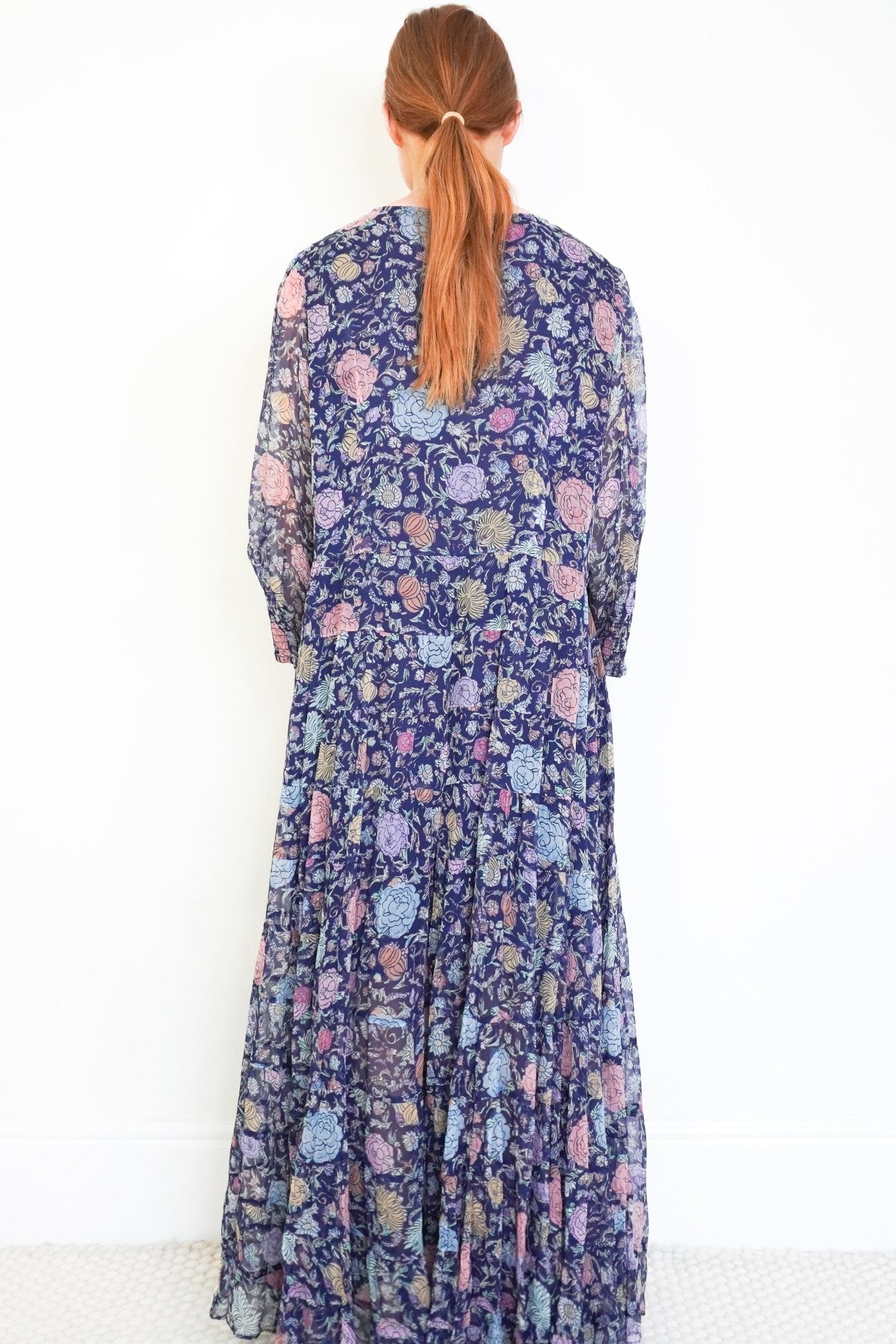 RIXO Camelia Garden Floral Tiered Maxi Dress (RRP £315) | Authentic Preloved - Reloved Again