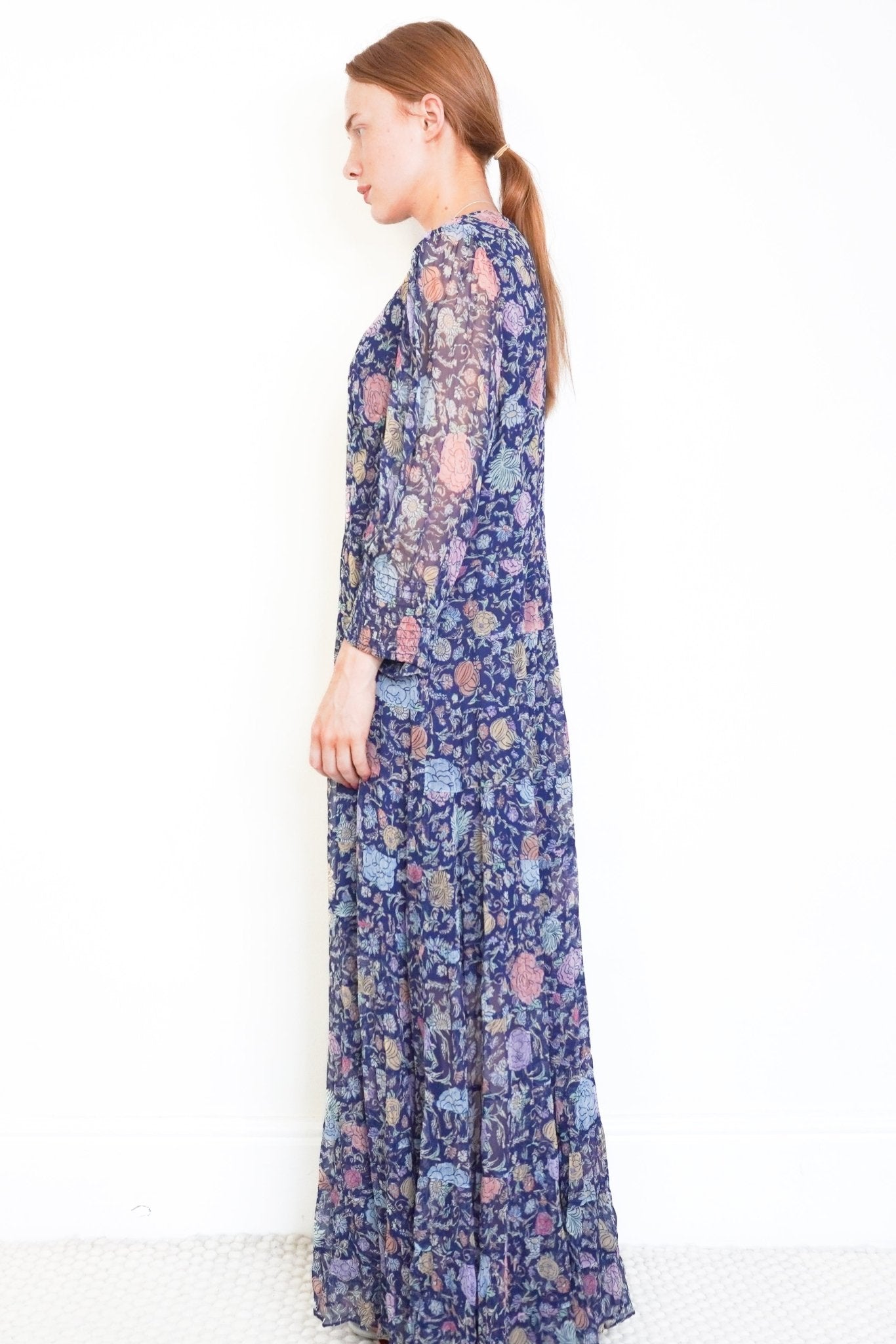 RIXO Camelia Garden Floral Tiered Maxi Dress (RRP £315) | Authentic Preloved - Reloved Again
