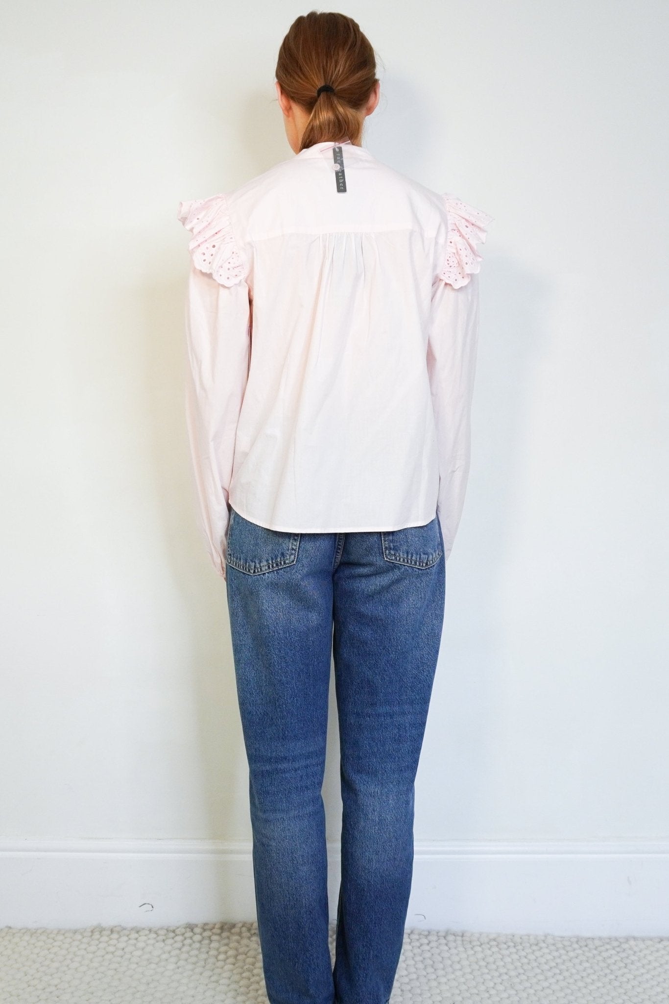 NEW Rae Feather Pink Broderie Anglaise Top (RRP £120) | Authentic Preloved - Reloved Again