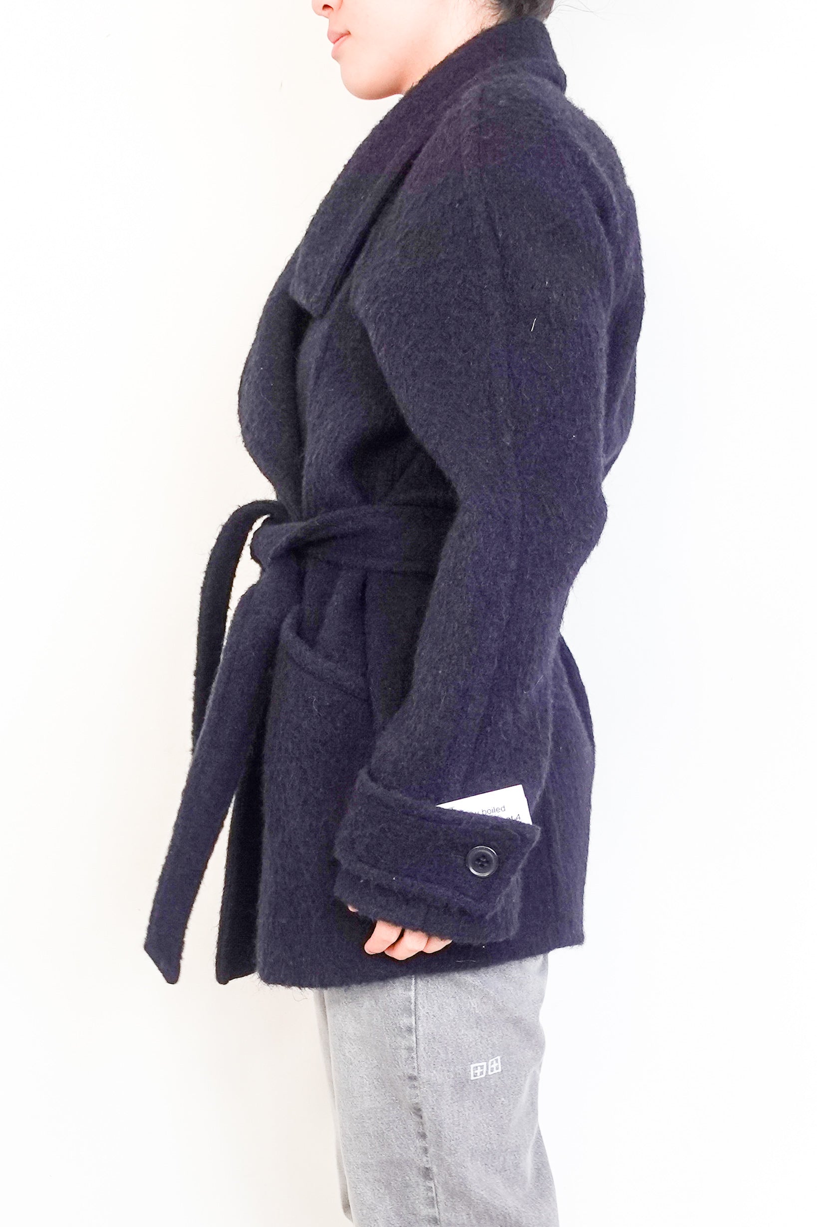 Raey-Navy-Boiled-Wool-Oversized-Belted-Coat-side-picture-