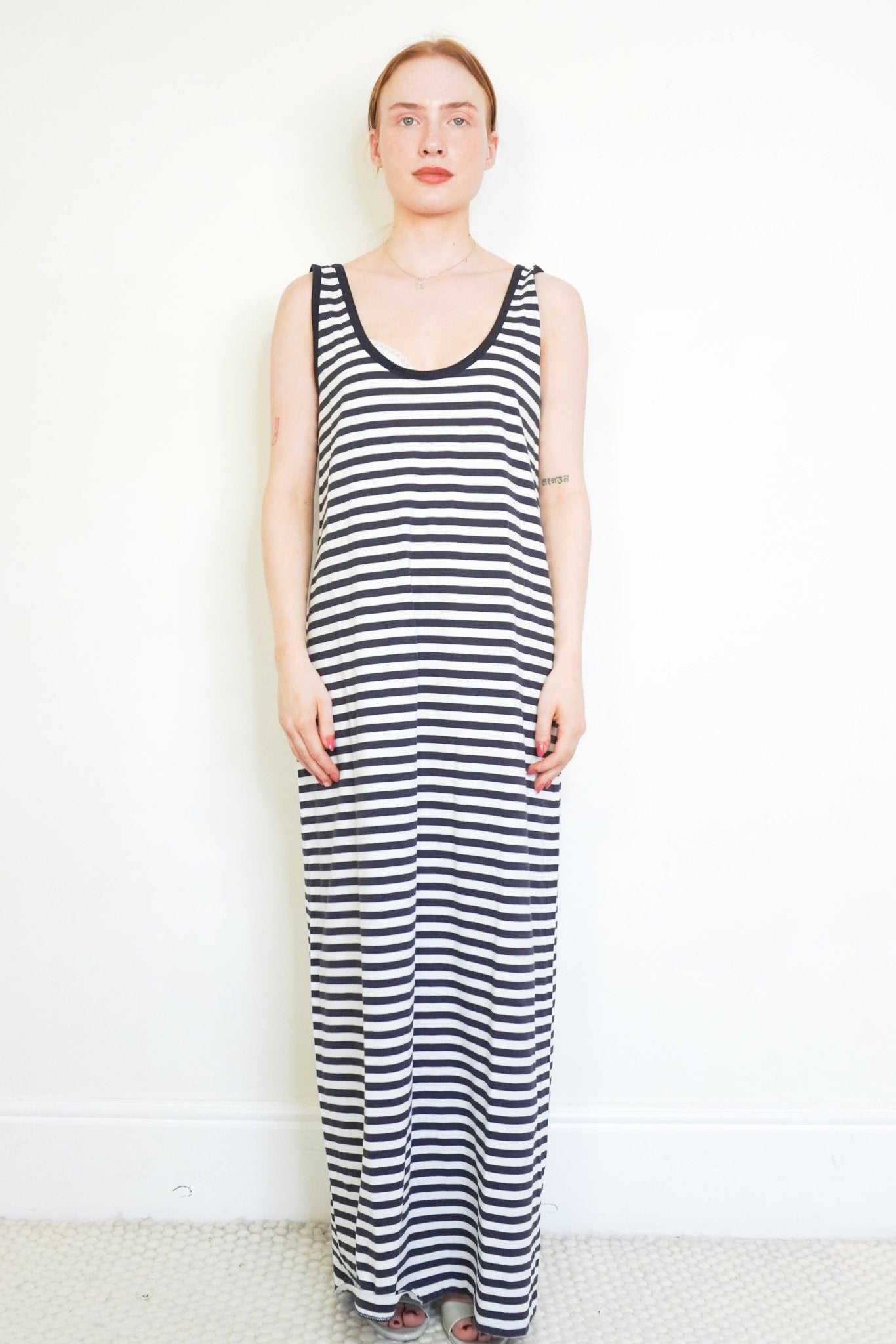 Raey Breton Sleeveless Maxi Dress (RRP £150) | Authentic Preloved - Reloved Again