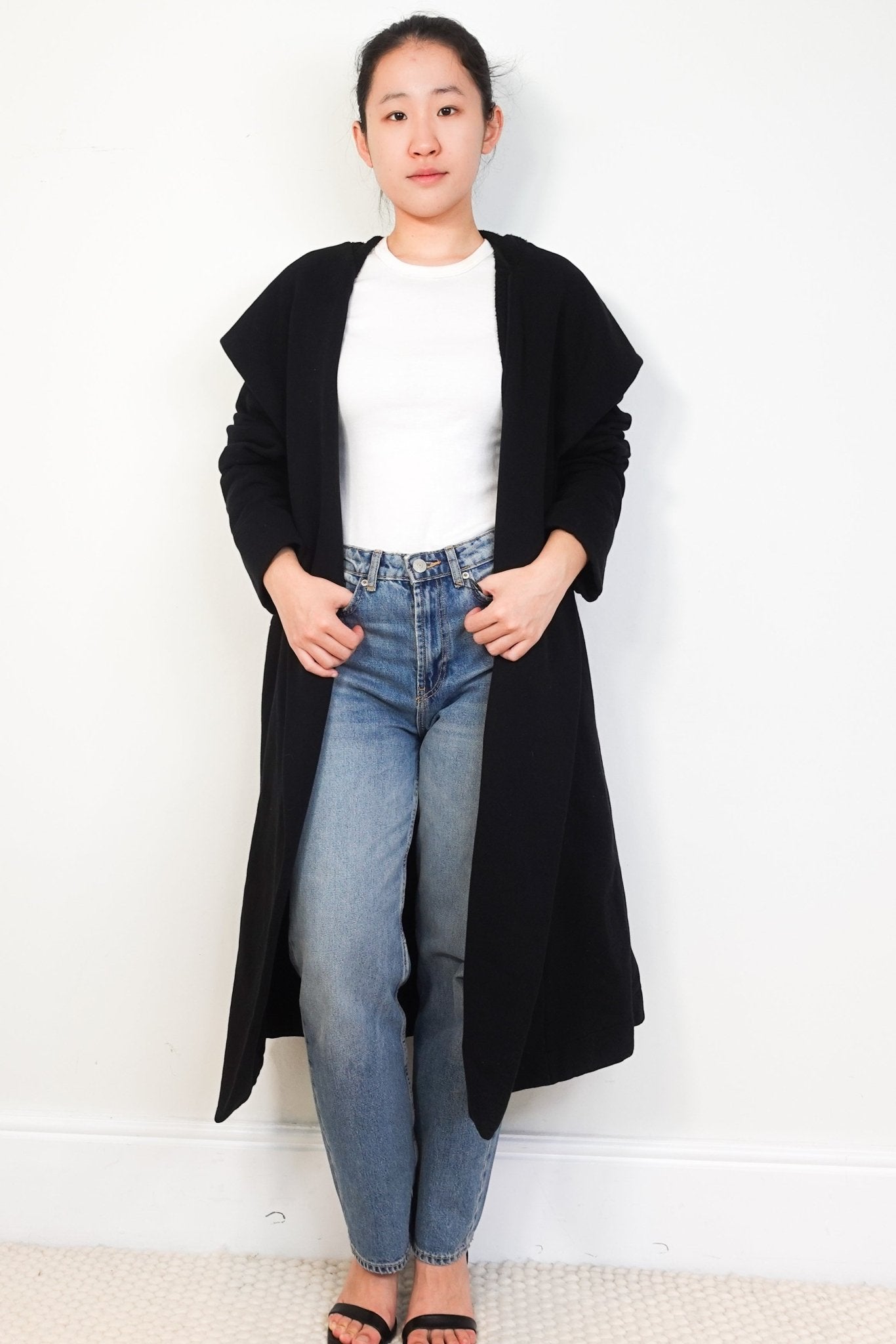 Rick Owens Black Maxi Sweatshirt Jacket RRP £700 FINAL SALE | Authentic Preloved - Reloved Again