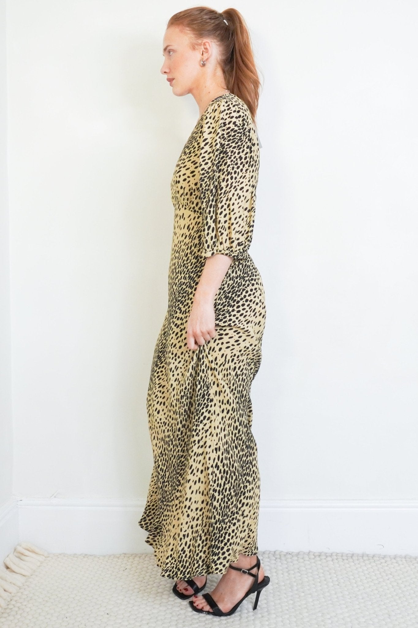 Rixo Leopard Print Maxi Dress RRP £340| Authentic & Preloved - Reloved Again