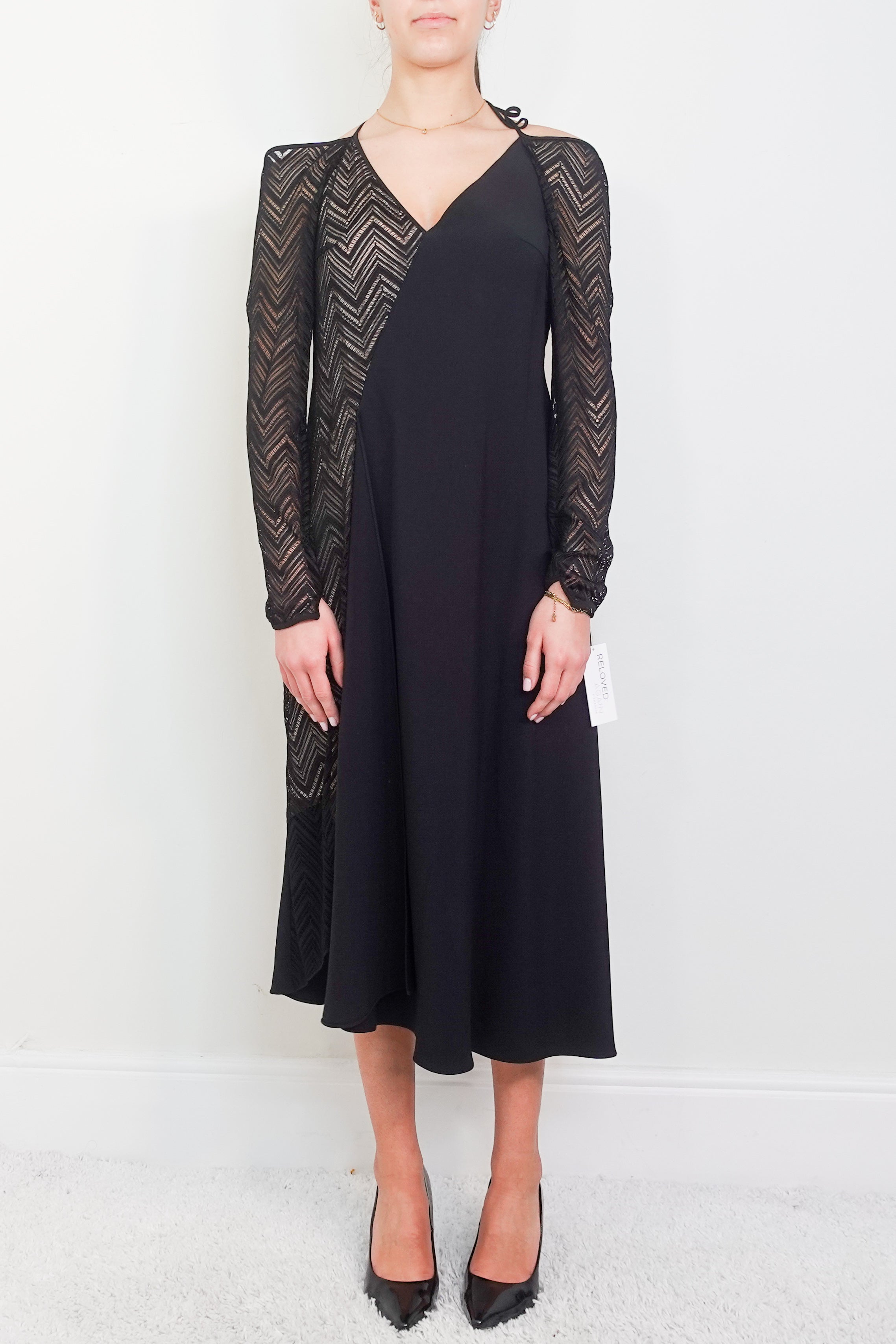 Roland Mouret Black Evening dress RRP £850- FINAL SALE | Authentic Preloved