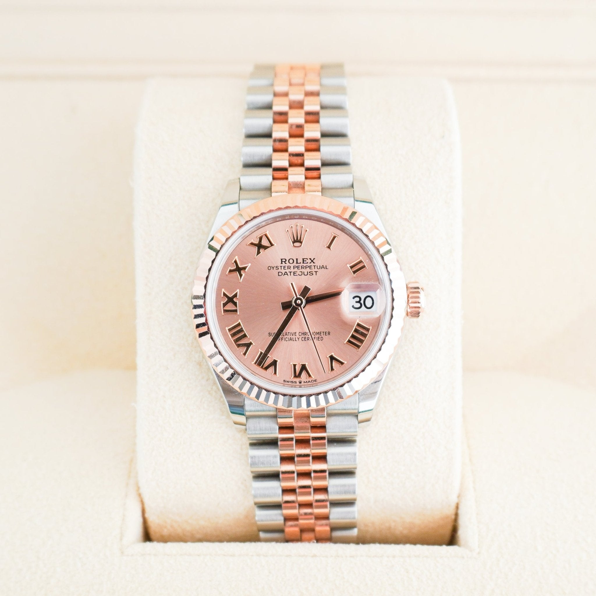 Rolex Datejust 31 Oyster Perpetual in Everose Gold RRP £11600 | Authentic Preloved FINAL SALE - Reloved Again