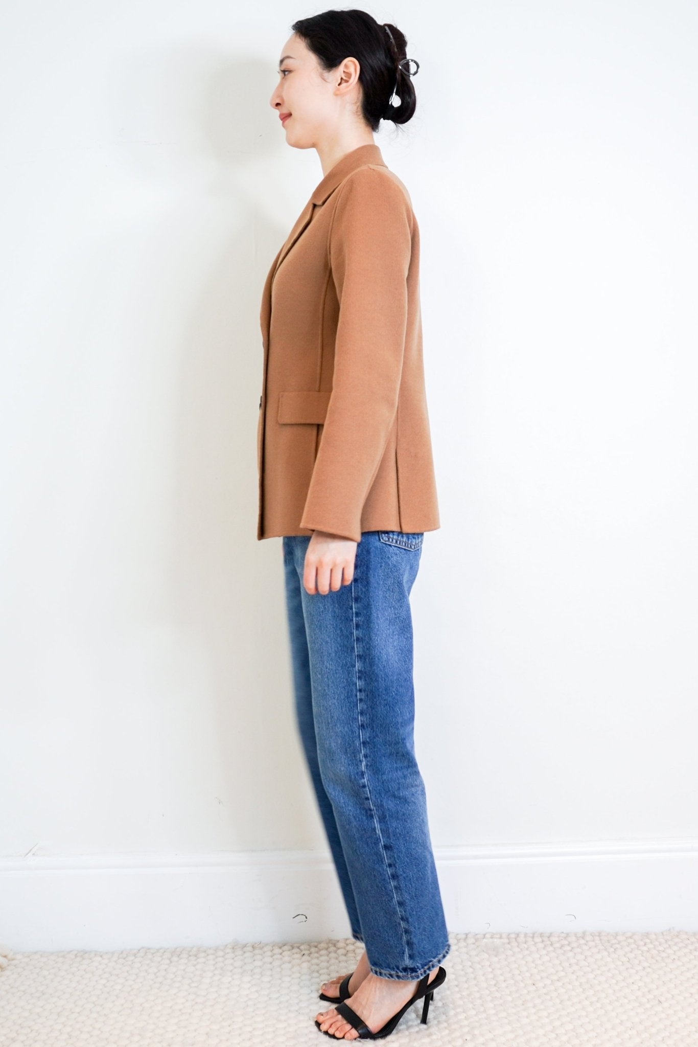 ‘S Max Mara Brown Wool Blazer RRP £1000 | Authentic Preloved - Reloved Again