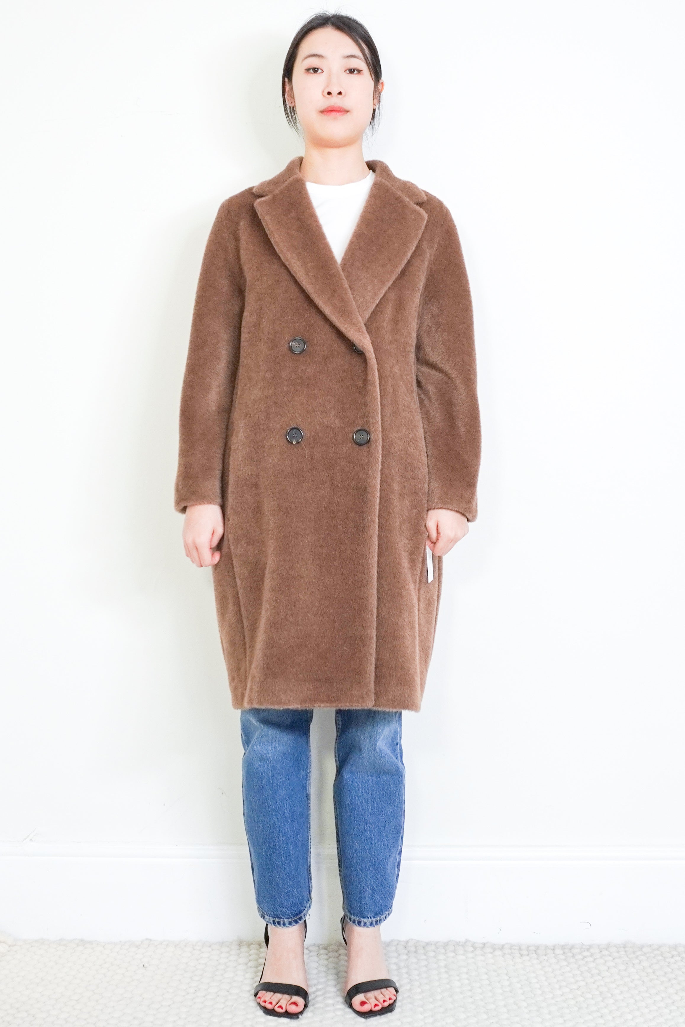 S-MaxMara-Brown-Coat-in-Alpaca-and-Wool-front-picture-Chelsea-London