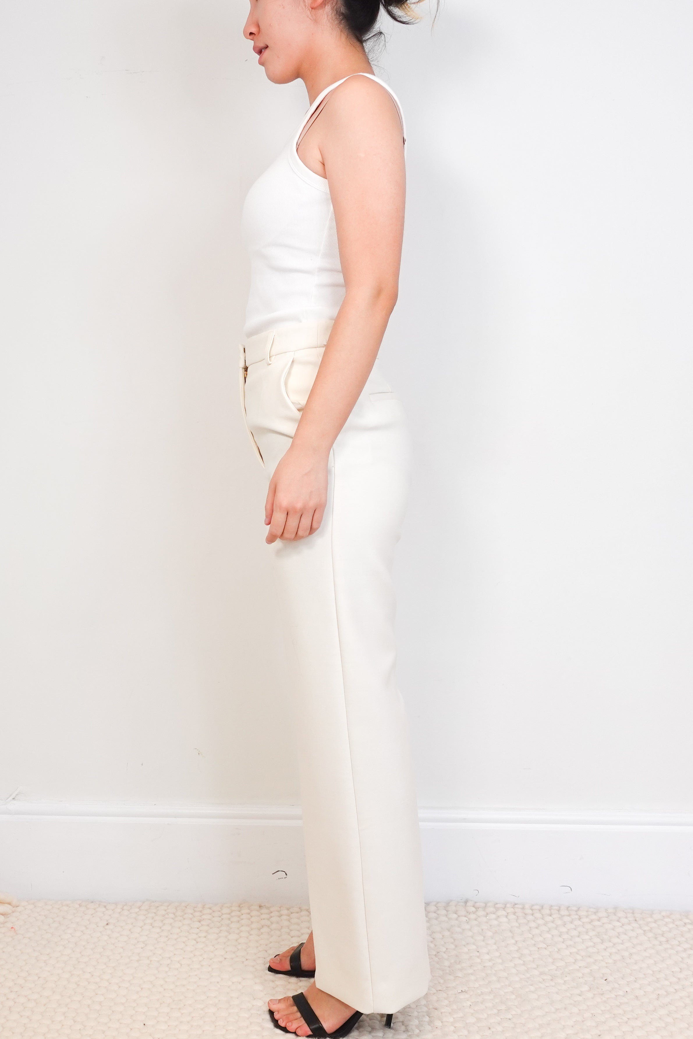 Sézane-Matheo-cream-wool-trousers-side-picture-Chelsea-London 