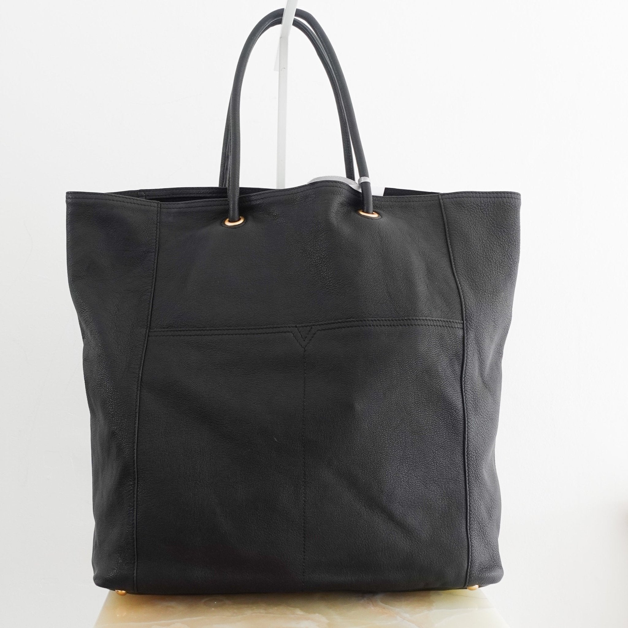 Saint Laurent Black Lucky Chyc Lambskin Tote Bag RRP £3000 | Authentic Preloved - Reloved Again
