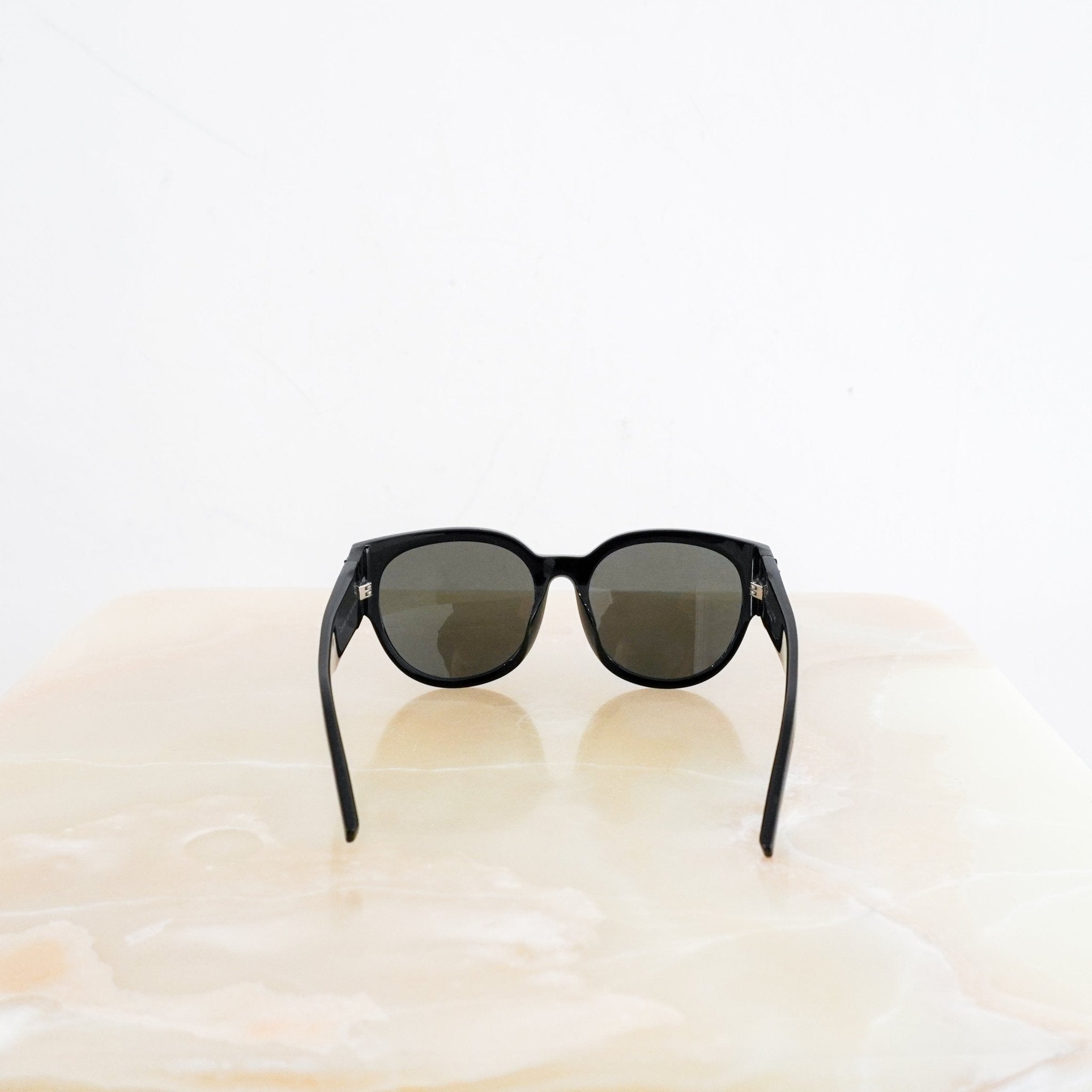 Saint Laurent Black Oversized Sunglasses RRP £350 | Authentic Preloved FINAL SALE - Reloved Again