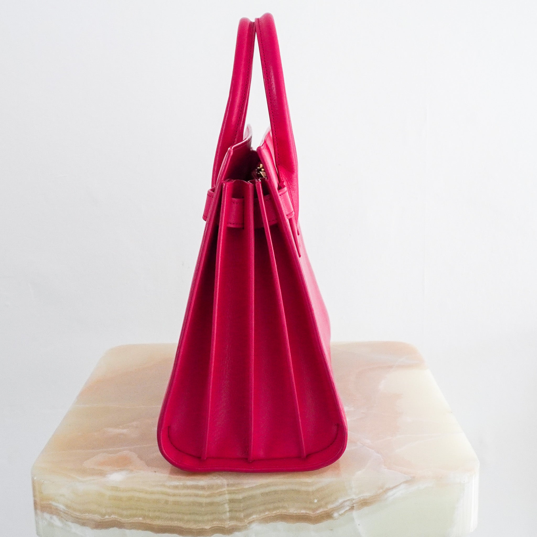 Saint Laurent Sac De Jour Small Bag in Pink RRP £2615 | Authentic Preloved - Reloved Again